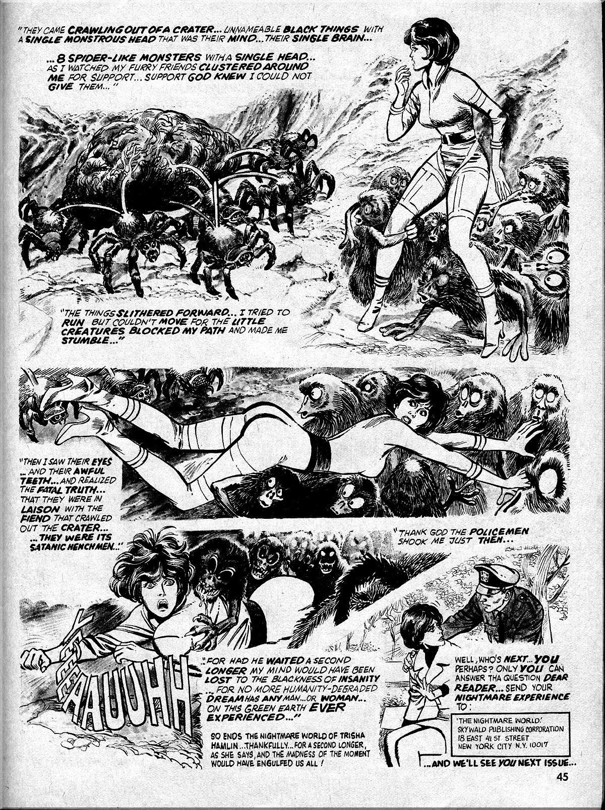 Read online Nightmare (1970) comic -  Issue #10 - 45