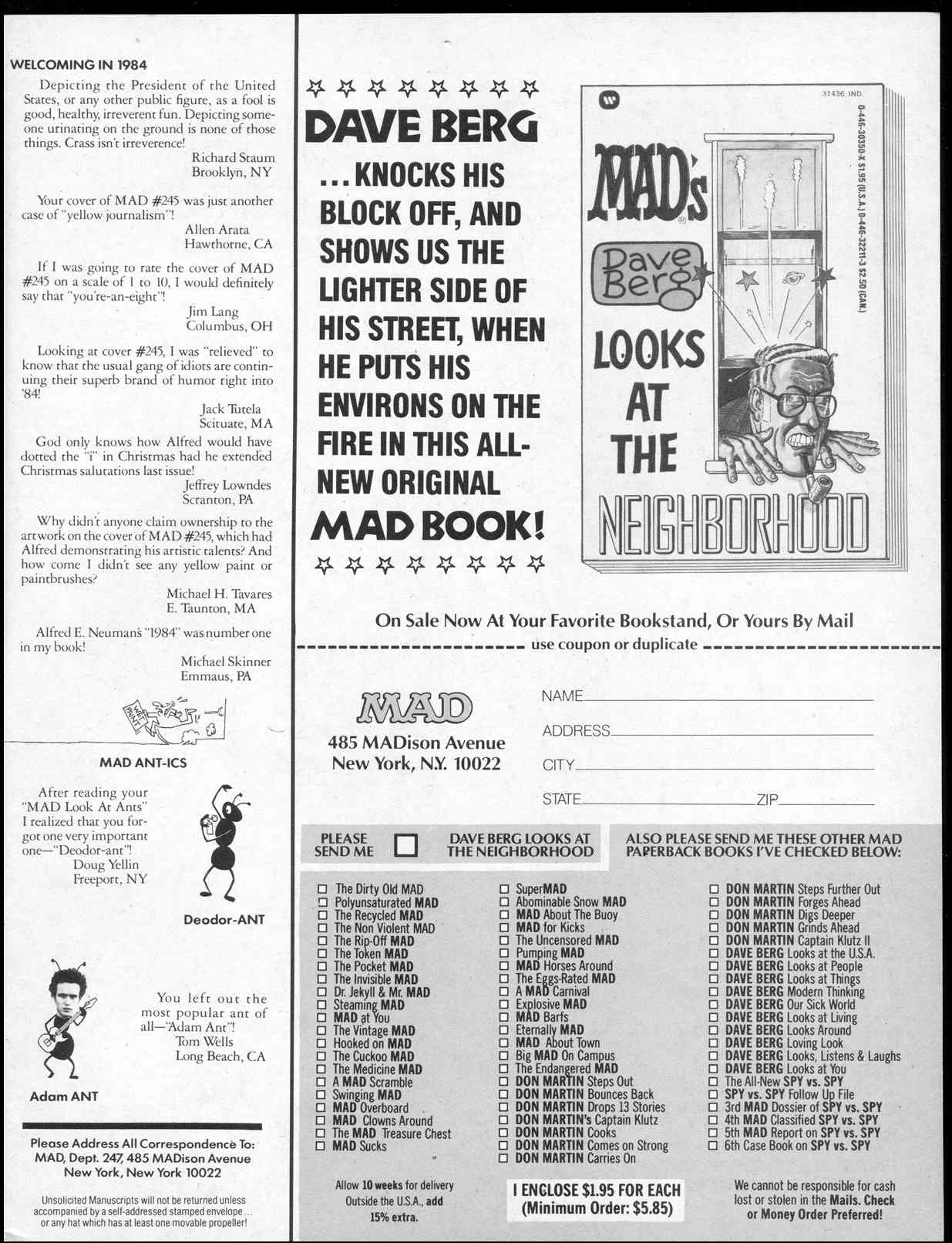 Read online MAD comic -  Issue #247 - 5