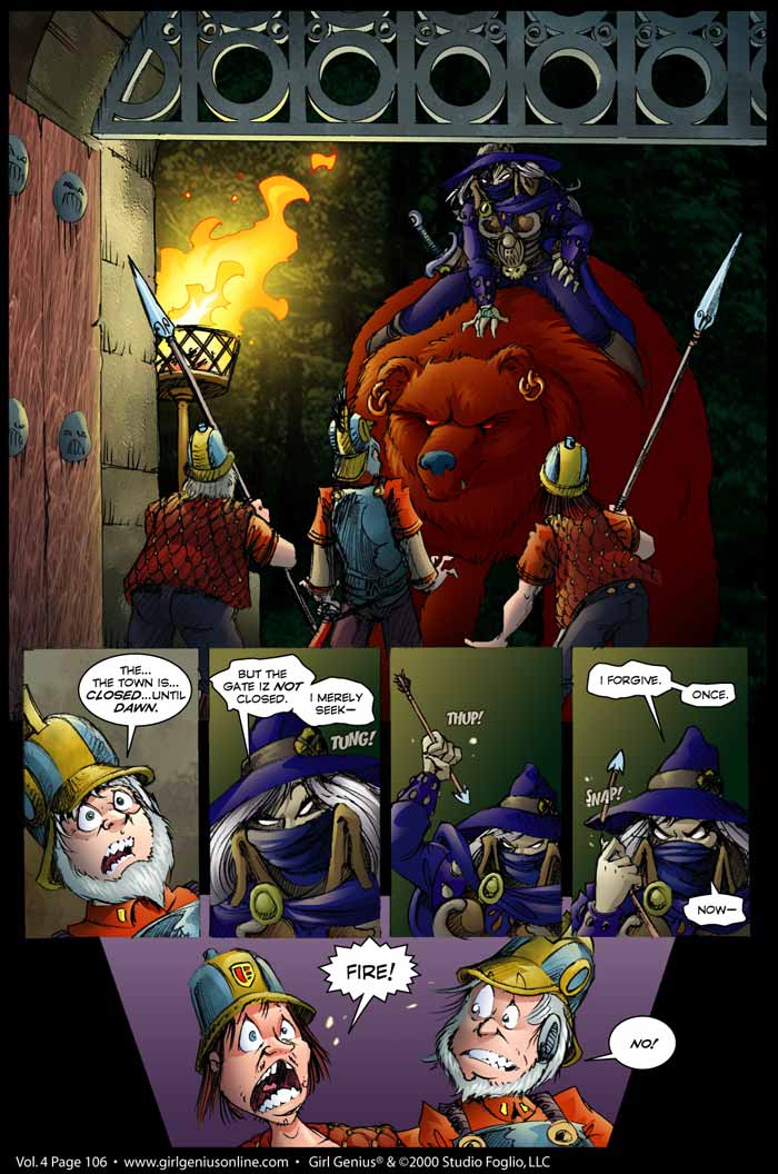 Read online Girl Genius (2002) comic -  Issue #4 - 108