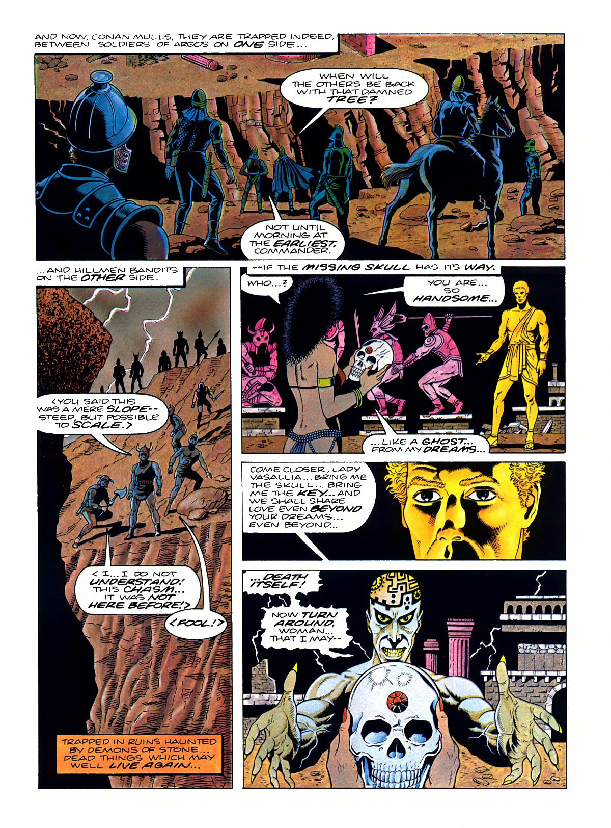 Read online Marvel Graphic Novel comic -  Issue #53 - Conan - The Skull of Set - 43