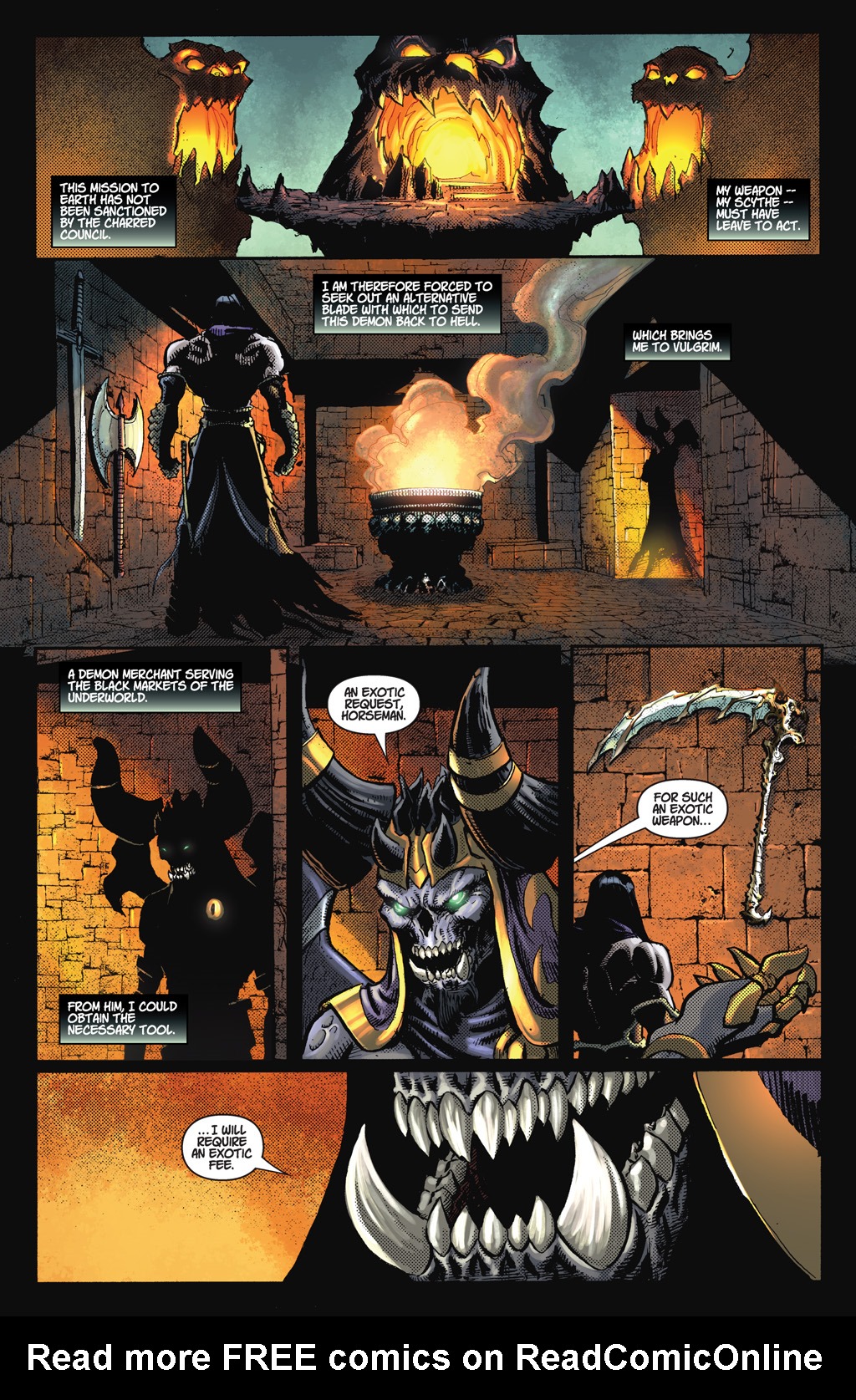 Read online Darksiders II comic -  Issue #1 - 6