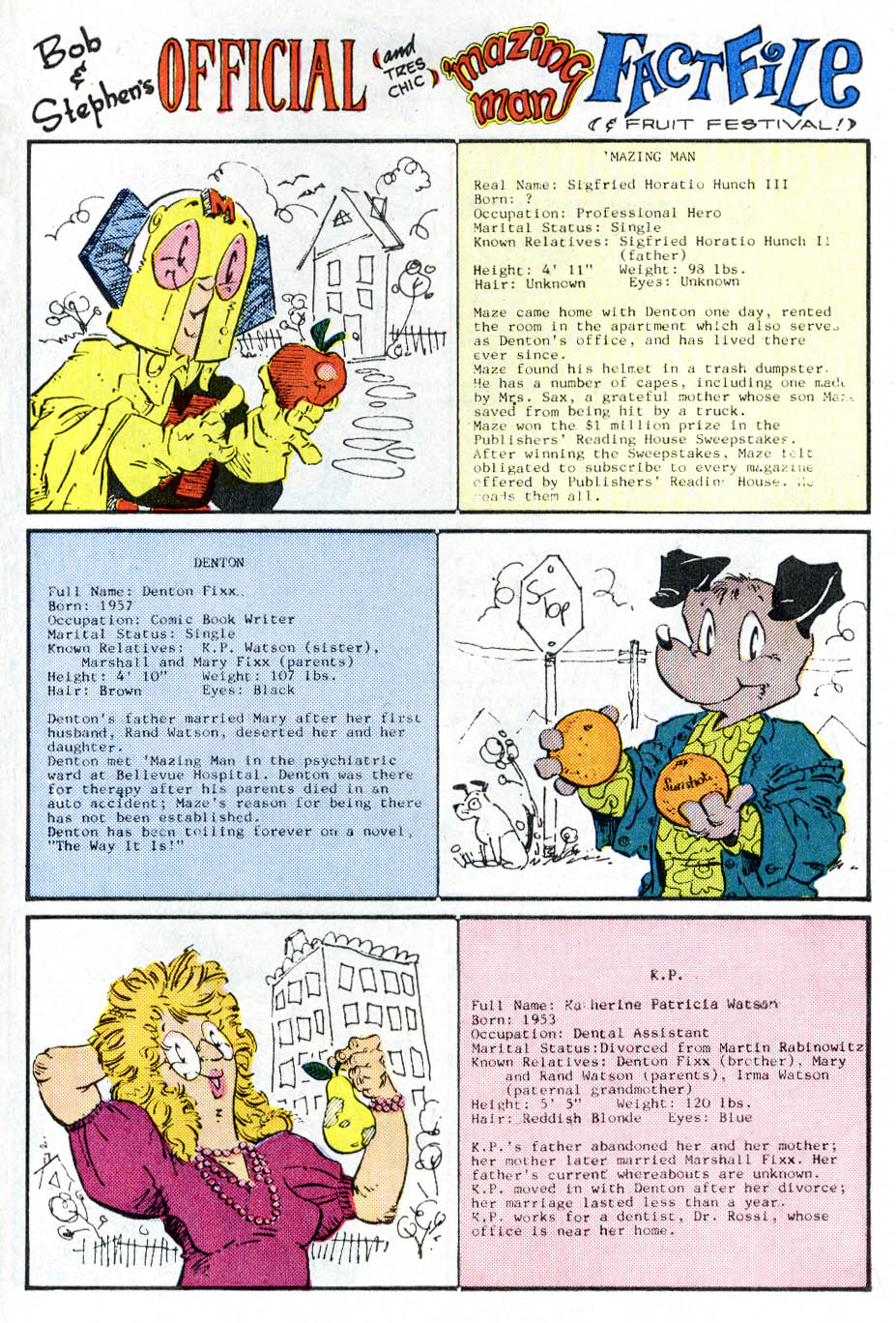 Read online 'Mazing Man comic -  Issue # Special 1 - 42