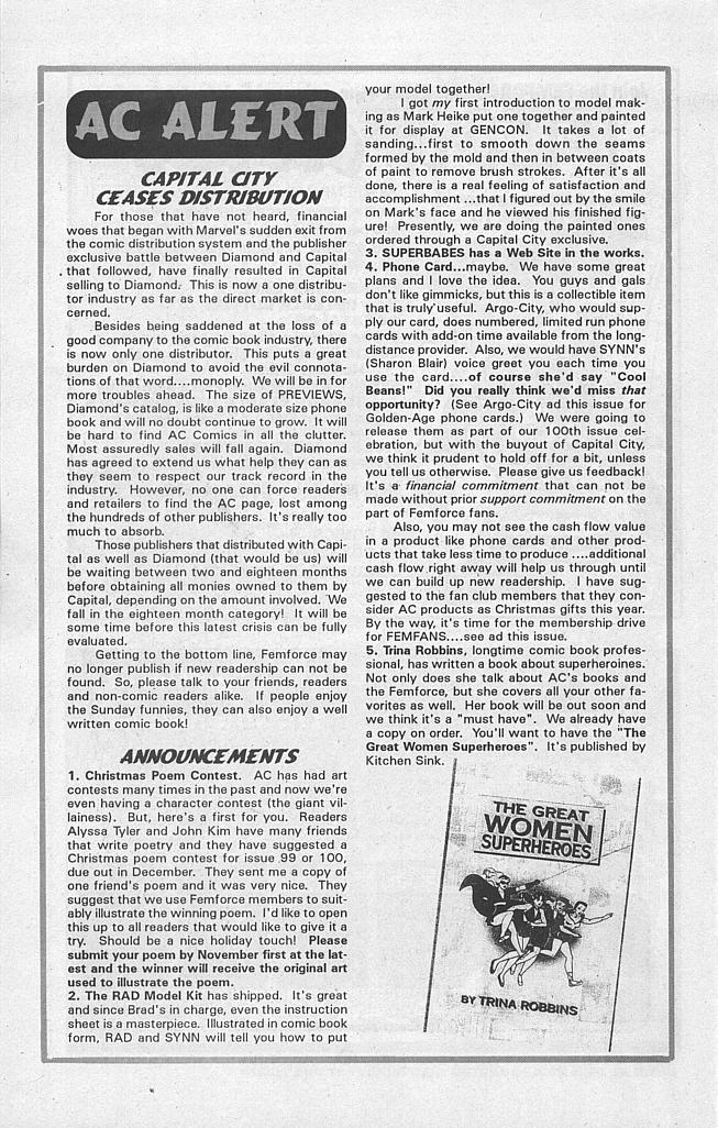 Read online Femforce comic -  Issue #96 - 26