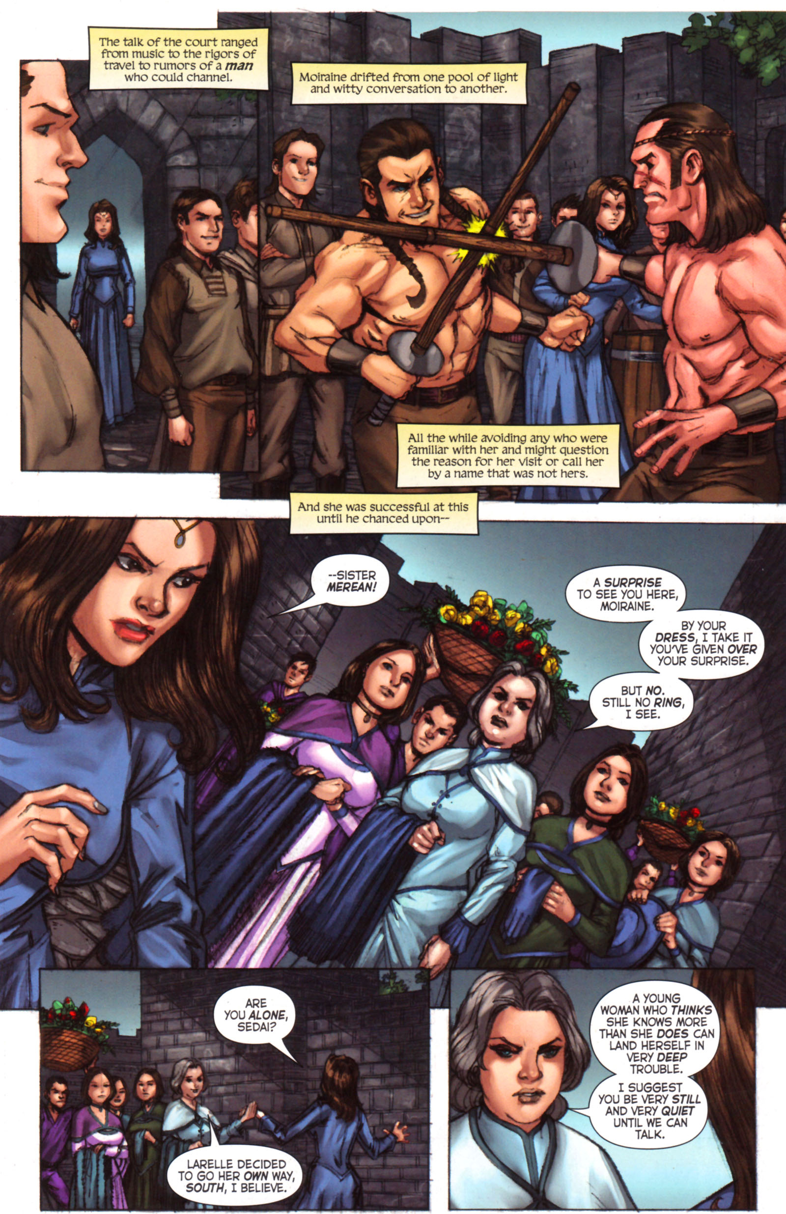 Read online Robert Jordan's The Wheel of Time: New Spring comic -  Issue #8 - 12