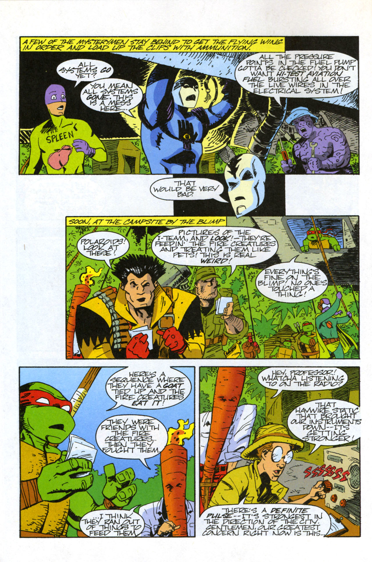 Read online Teenage Mutant Ninja Turtles/Flaming Carrot Crossover comic -  Issue #3 - 16