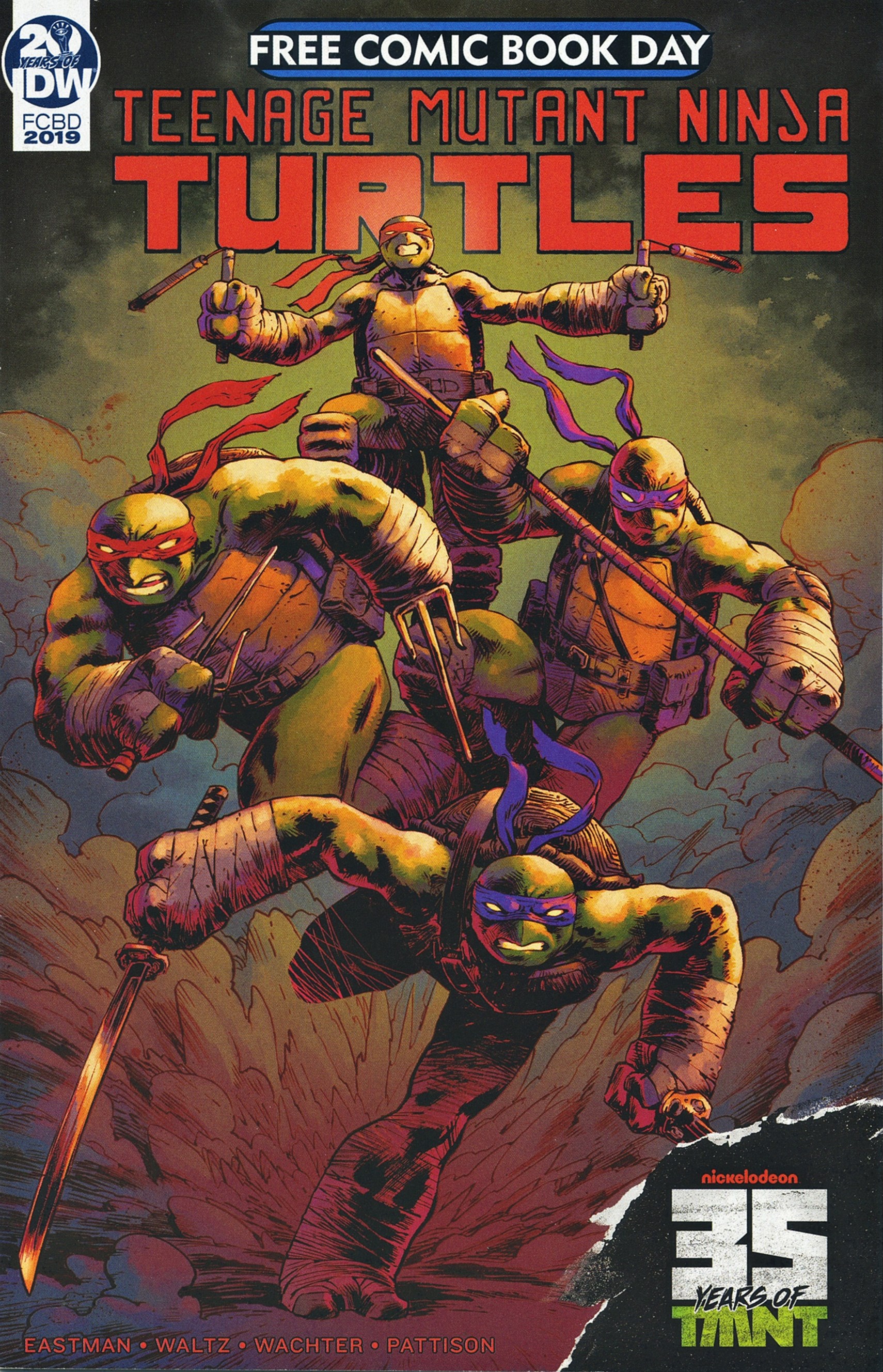 Read online Free Comic Book Day 2019 comic -  Issue # TMNT - 1