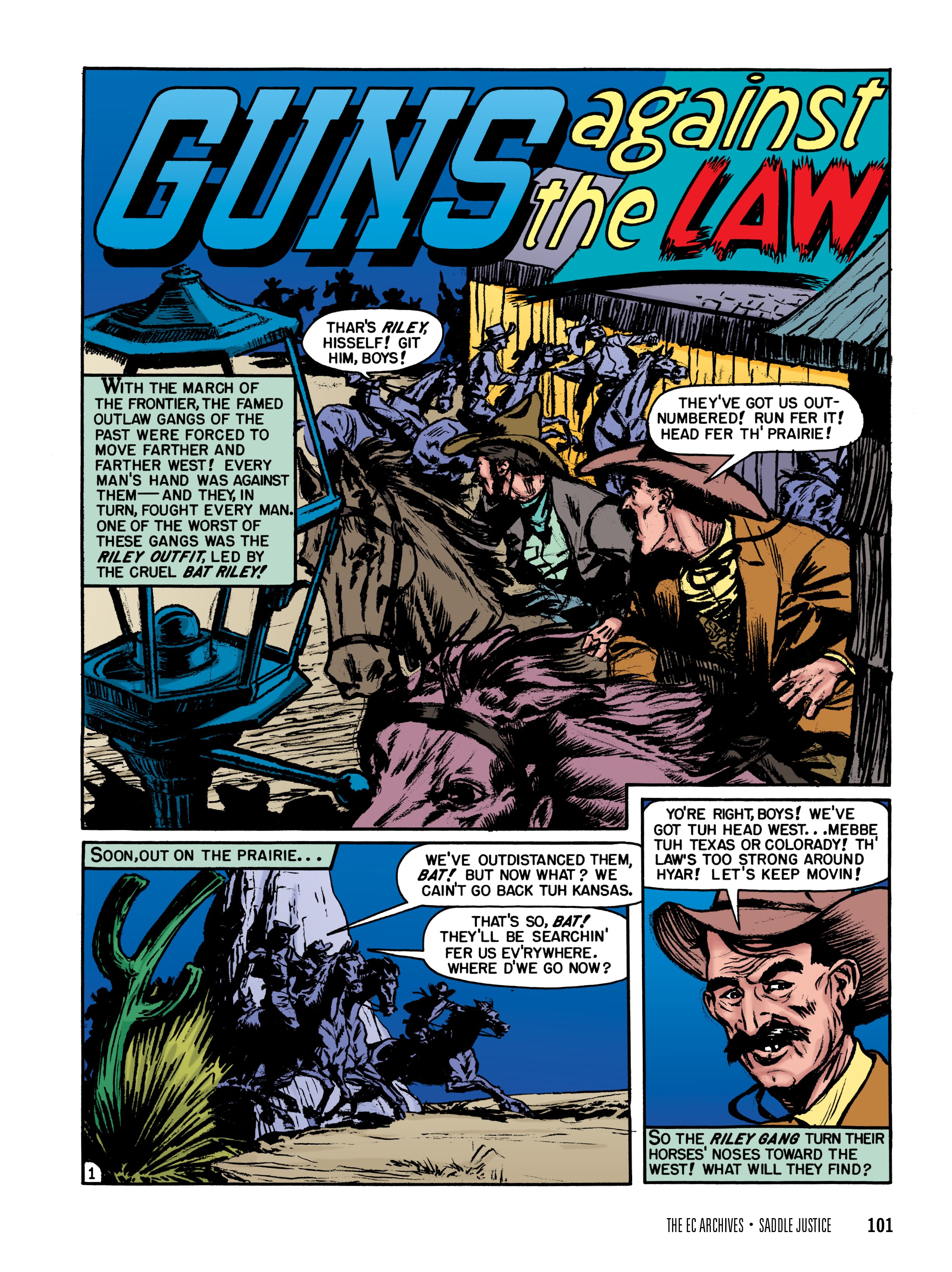 Read online The EC Archives: Saddle Justice comic -  Issue # TPB (Part 2) - 3