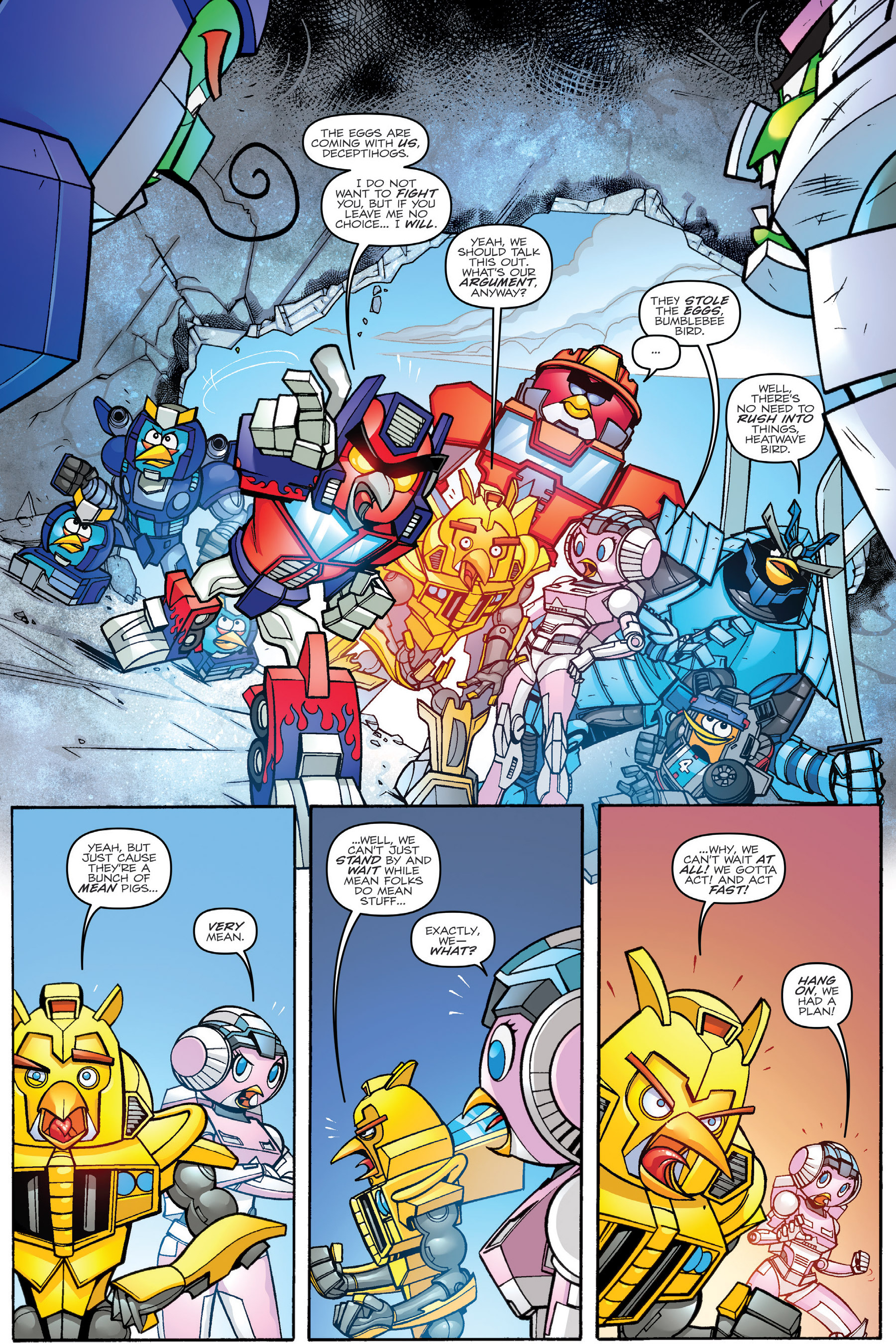 Read online Angry Birds Transformers: Age of Eggstinction comic -  Issue # Full - 42