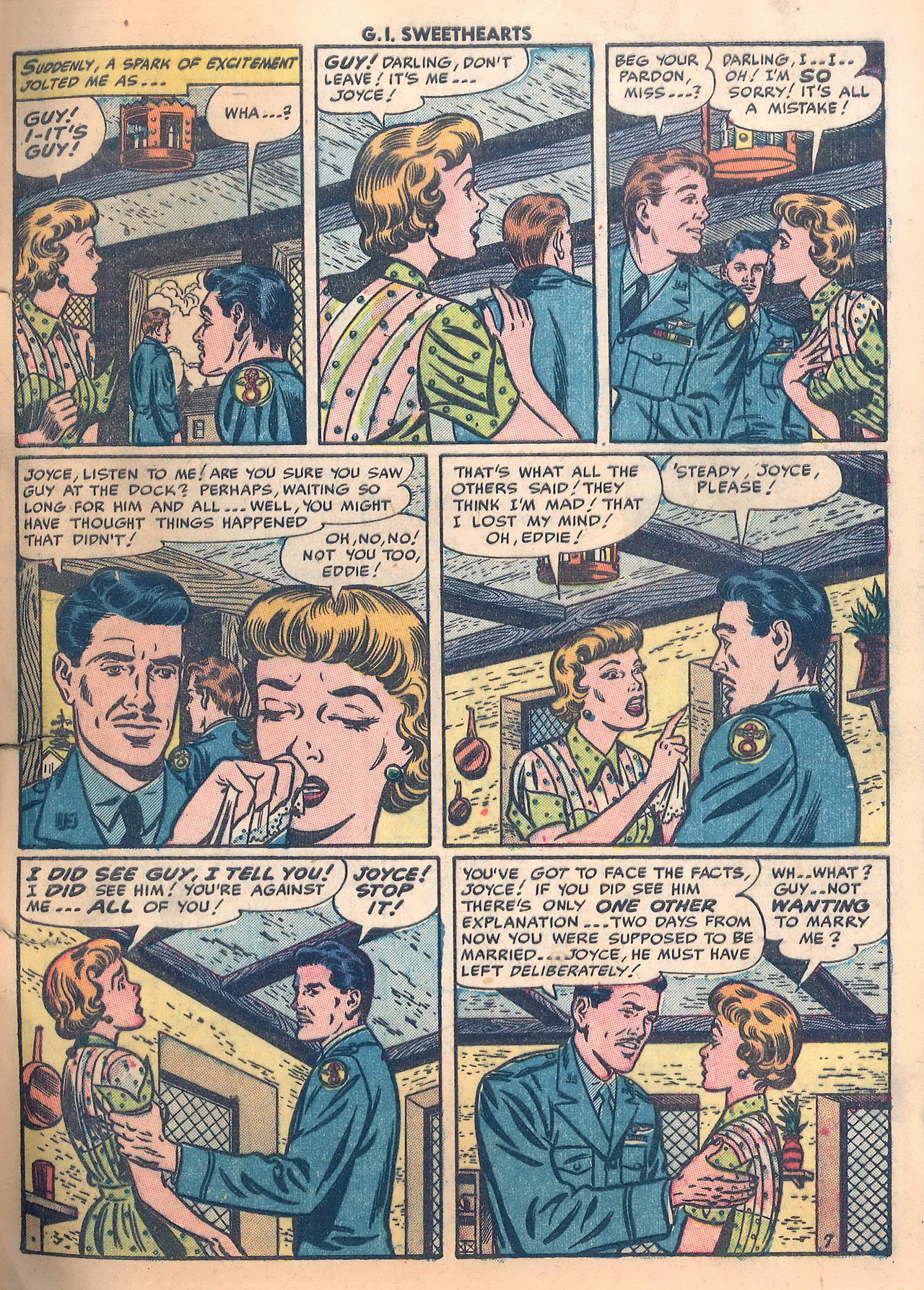 Read online G.I. Sweethearts comic -  Issue #36 - 9