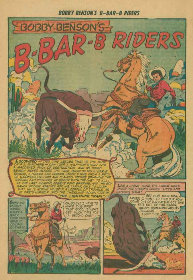 Read online Bobby Benson's B-Bar-B Riders comic -  Issue #1 - 28