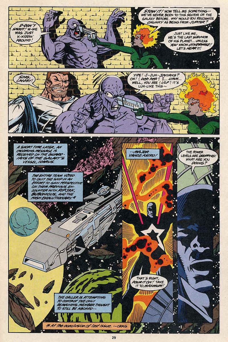 Read online Guardians of the Galaxy (1990) comic -  Issue #59 - 21