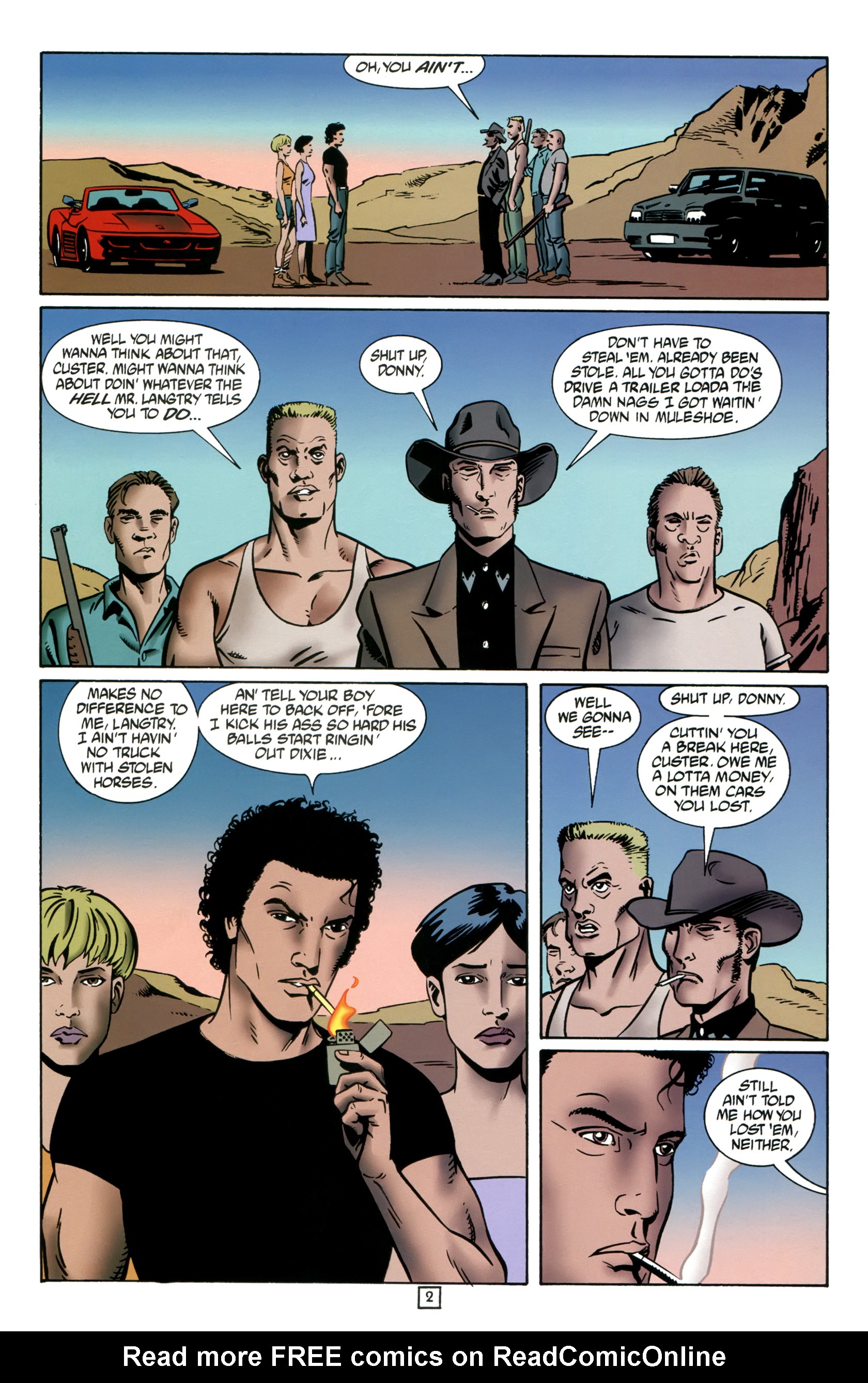 Read online Preacher: Tall in the Saddle comic -  Issue # Full - 4