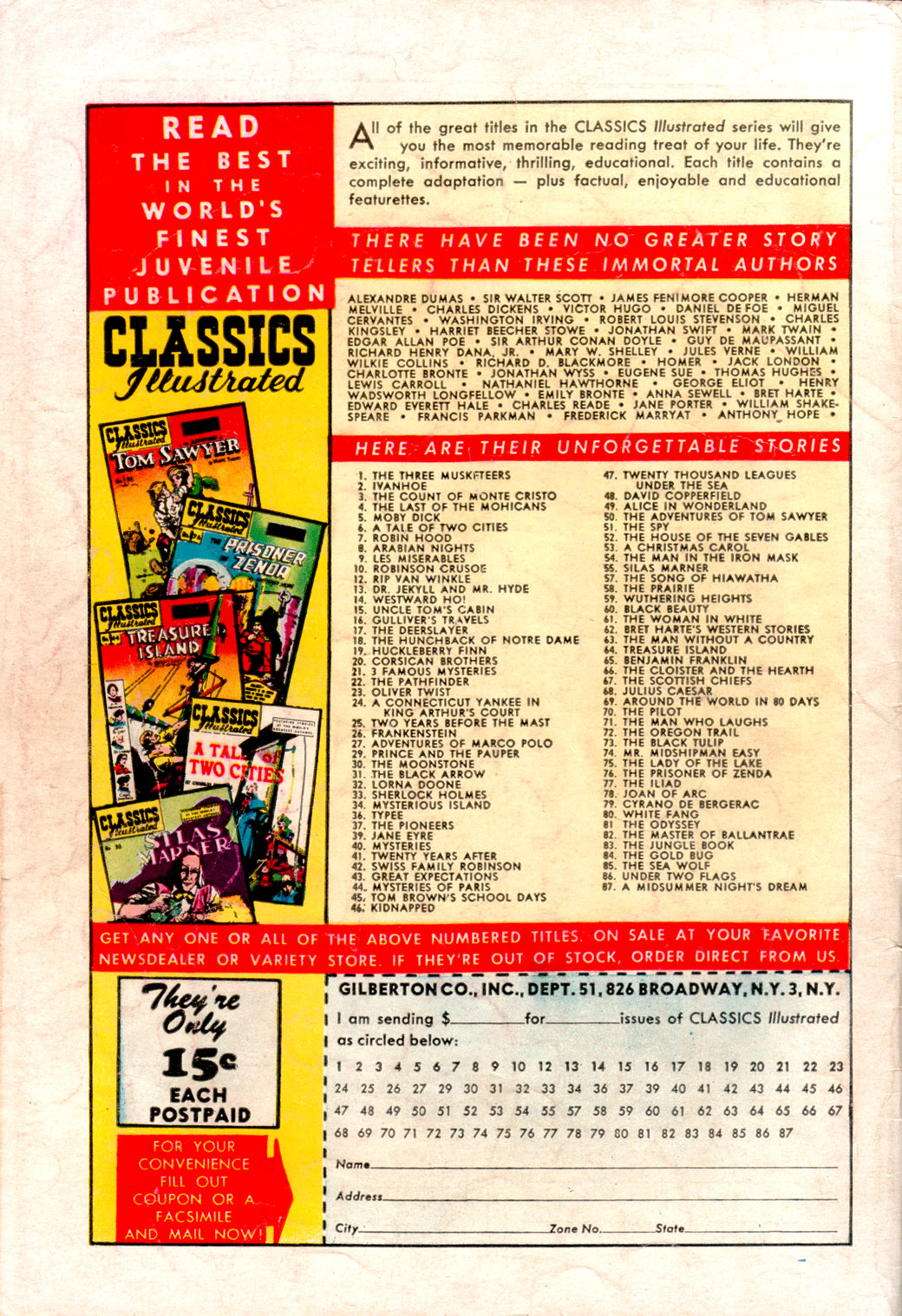 Read online Classics Illustrated comic -  Issue #24 - 51