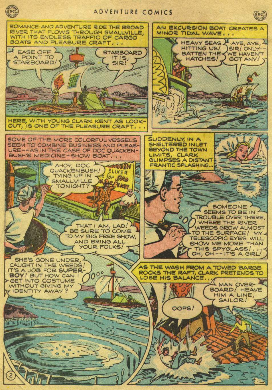 Adventure Comics (1938) 154 Page 2