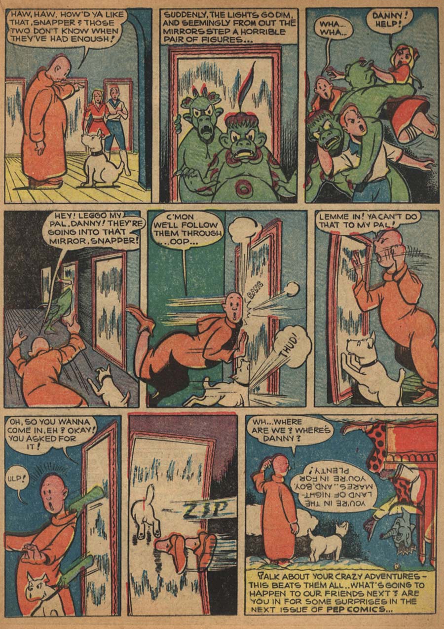 Read online Pep Comics comic -  Issue #29 - 39