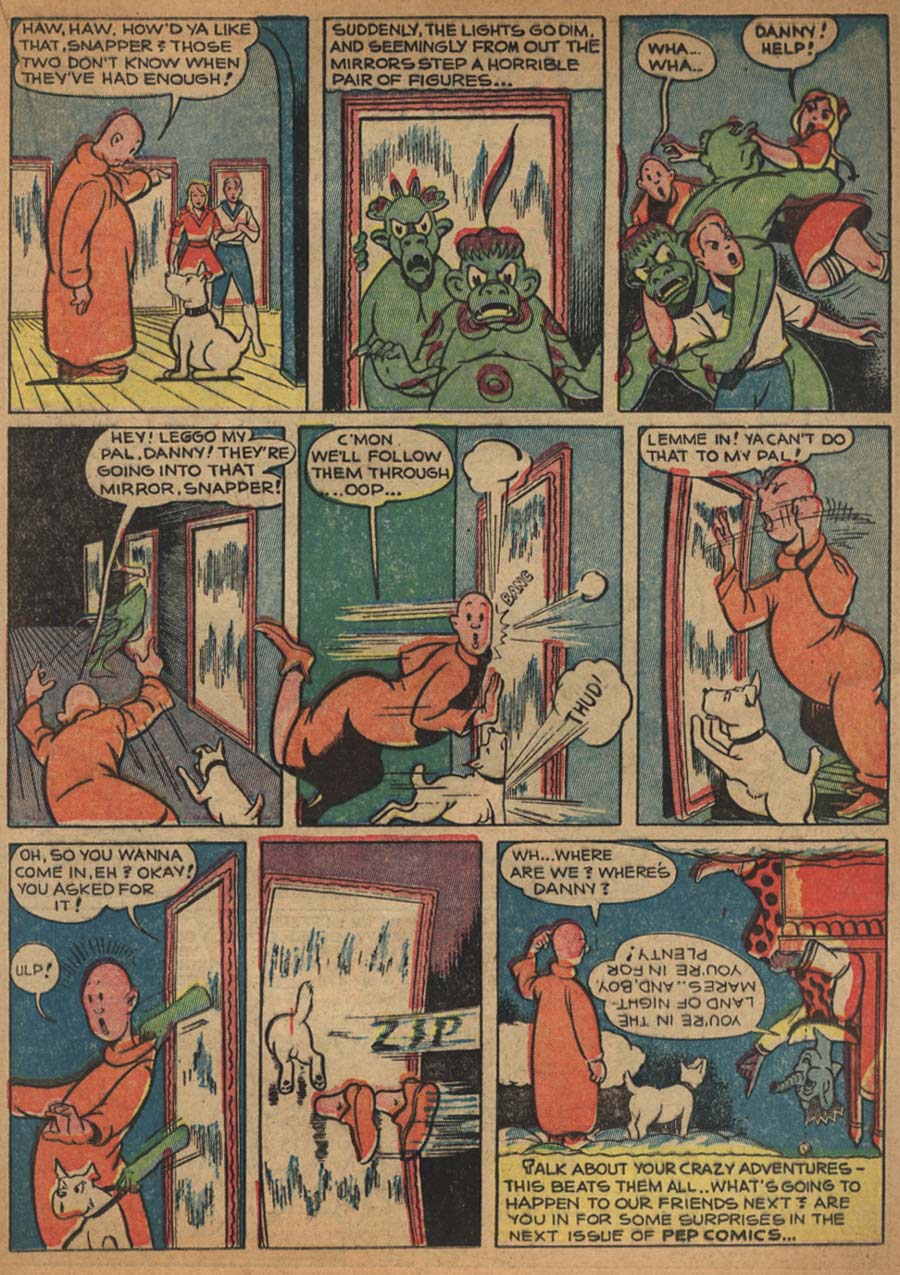 Read online Pep Comics comic -  Issue #29 - 39