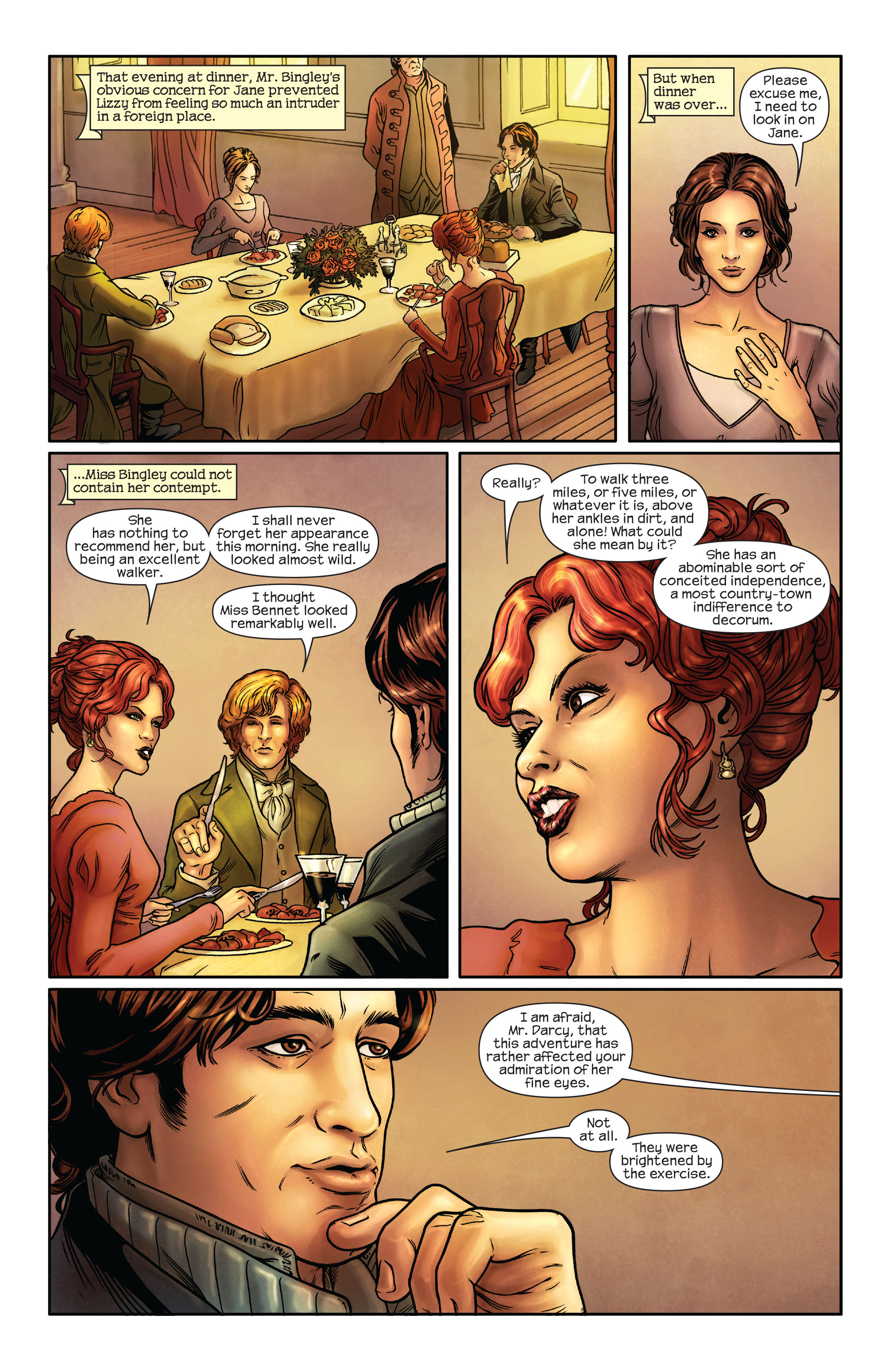 Read online Pride & Prejudice (2009) comic -  Issue #1 - 16