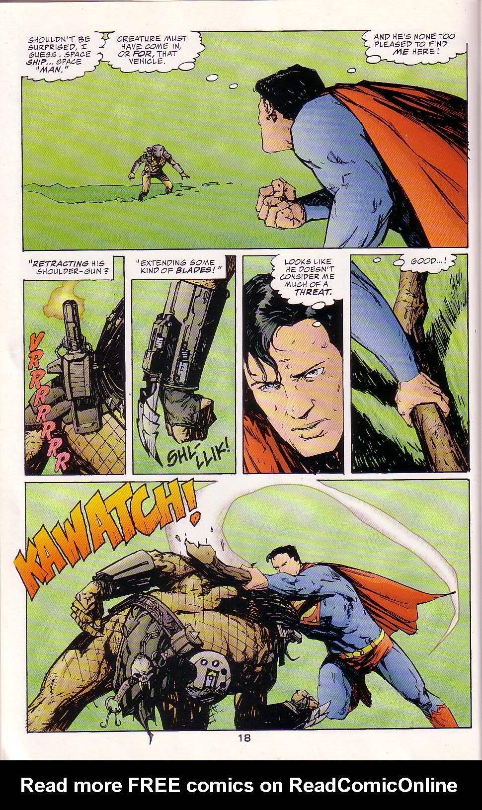Read online Superman vs. Predator comic -  Issue #2 - 20