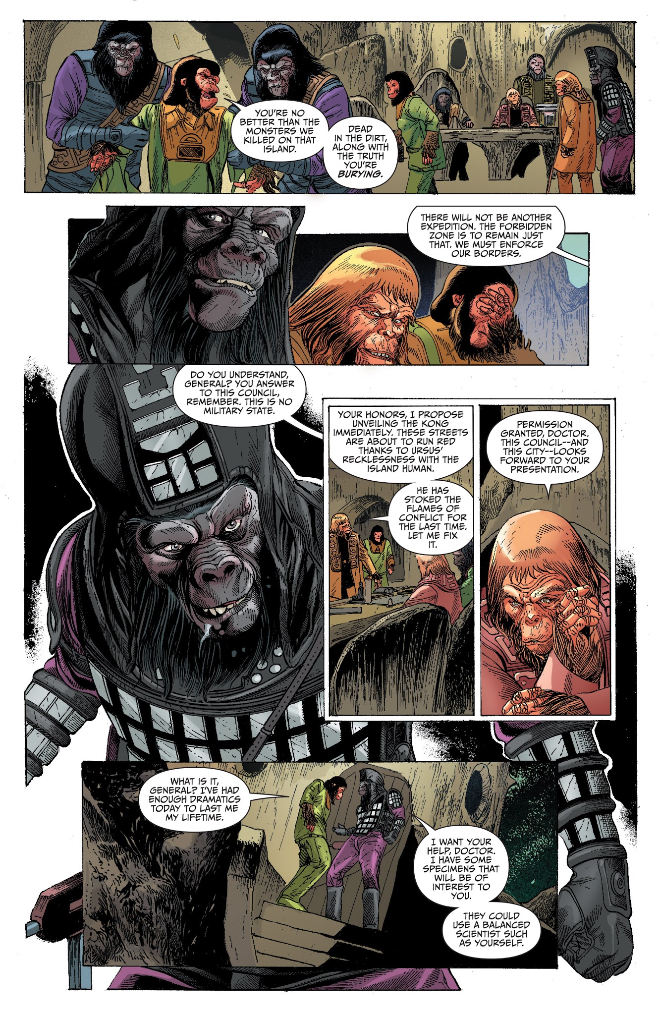 Read online Kong on the Planet of the Apes comic -  Issue #4 - 11