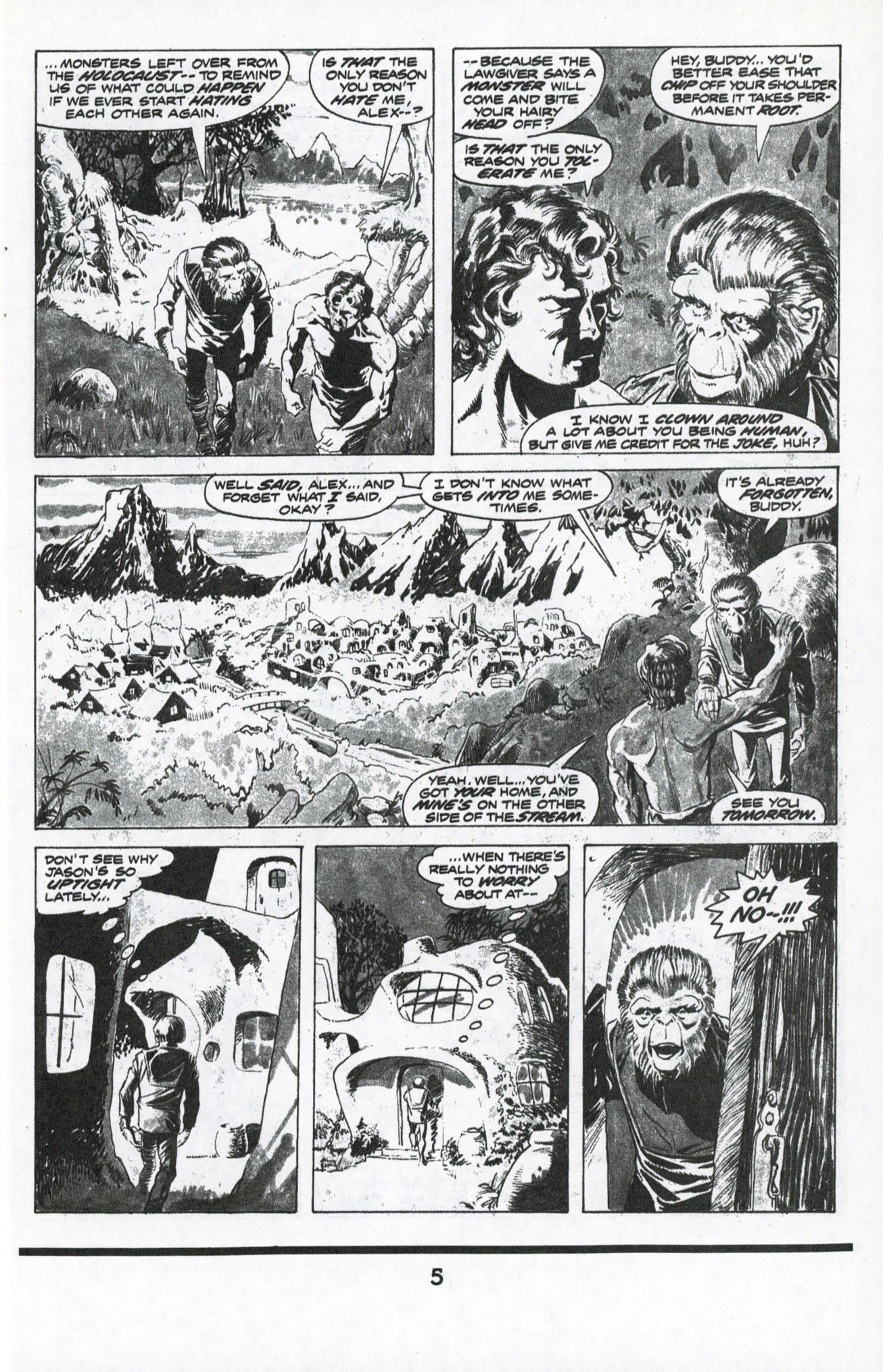 Read online Terror on the Planet of the Apes comic -  Issue #1 - 7