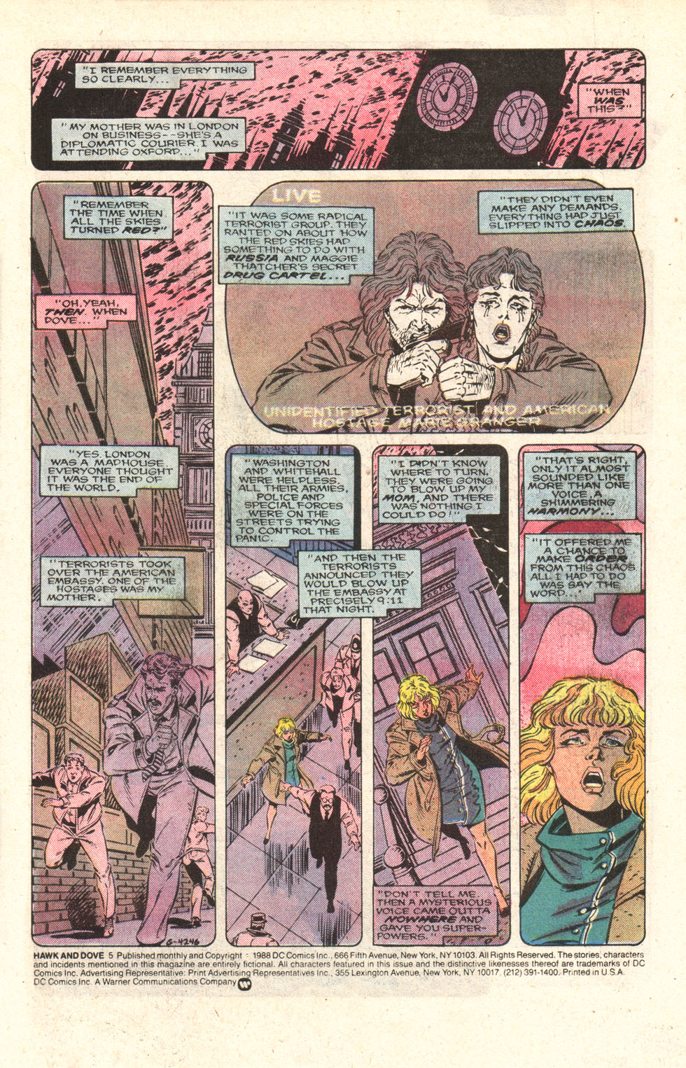 Read online Hawk and Dove (1988) comic -  Issue #5 - 2