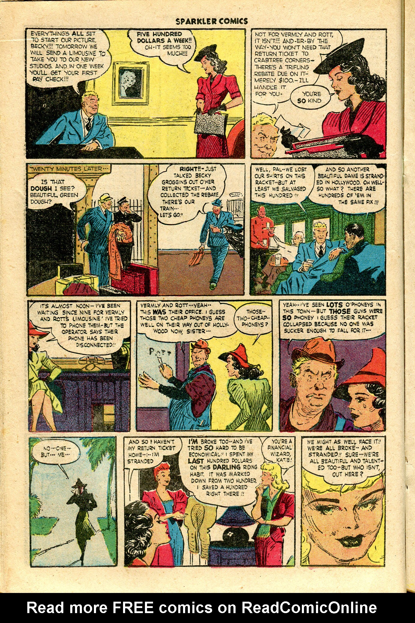 Read online Sparkler Comics comic -  Issue #41 - 24