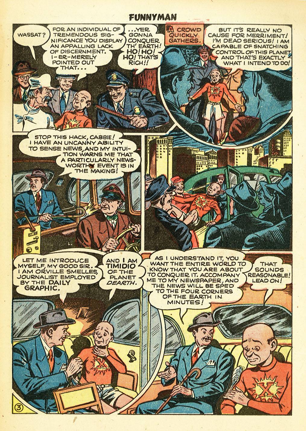 Read online Funnyman comic -  Issue #3 - 5