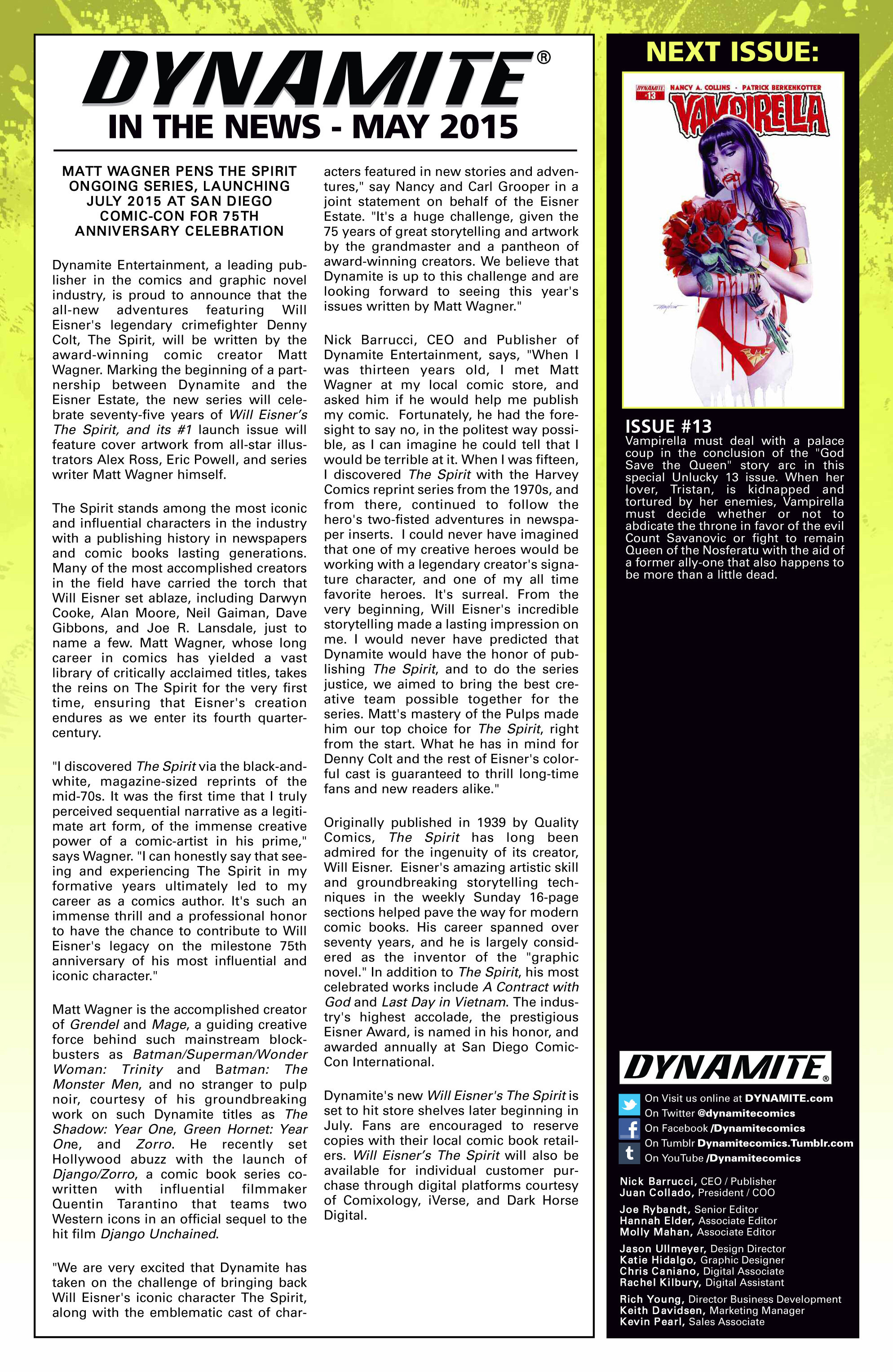 Read online Vampirella (2014) comic -  Issue #12 - 25