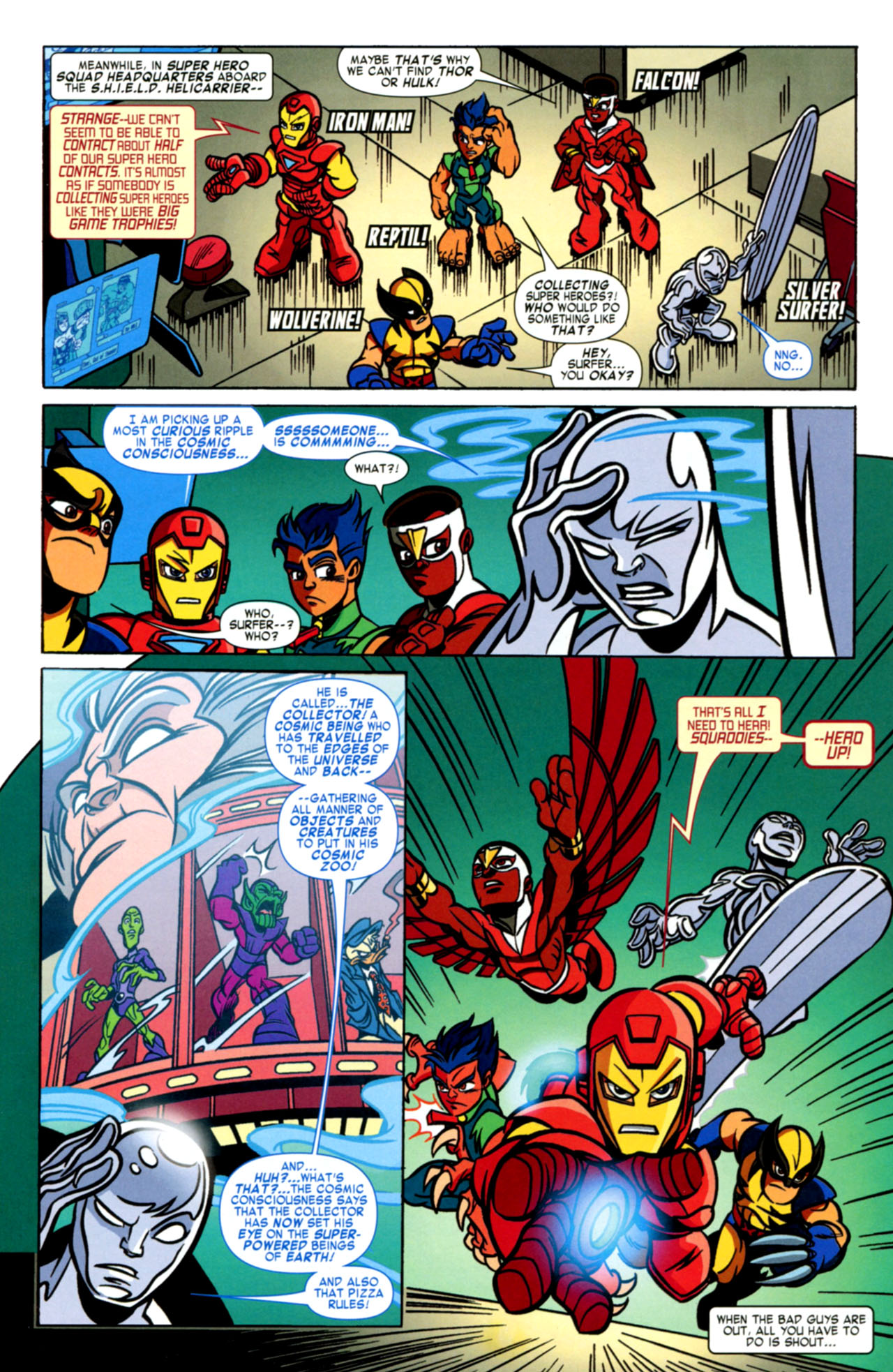 Read online Super Hero Squad comic -  Issue #4 - 6