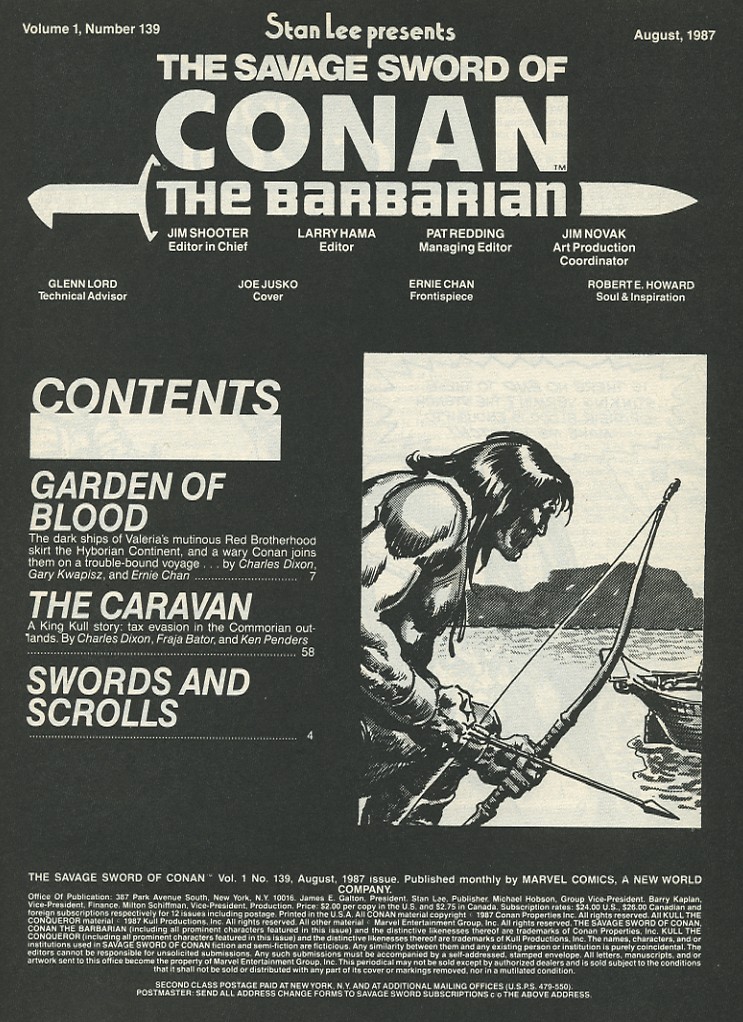 Read online The Savage Sword Of Conan comic -  Issue #139 - 3