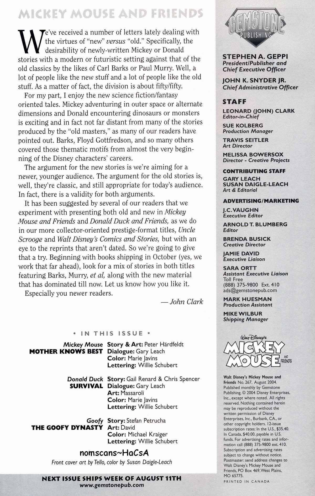 Read online Walt Disney's Mickey Mouse comic -  Issue #267 - 2