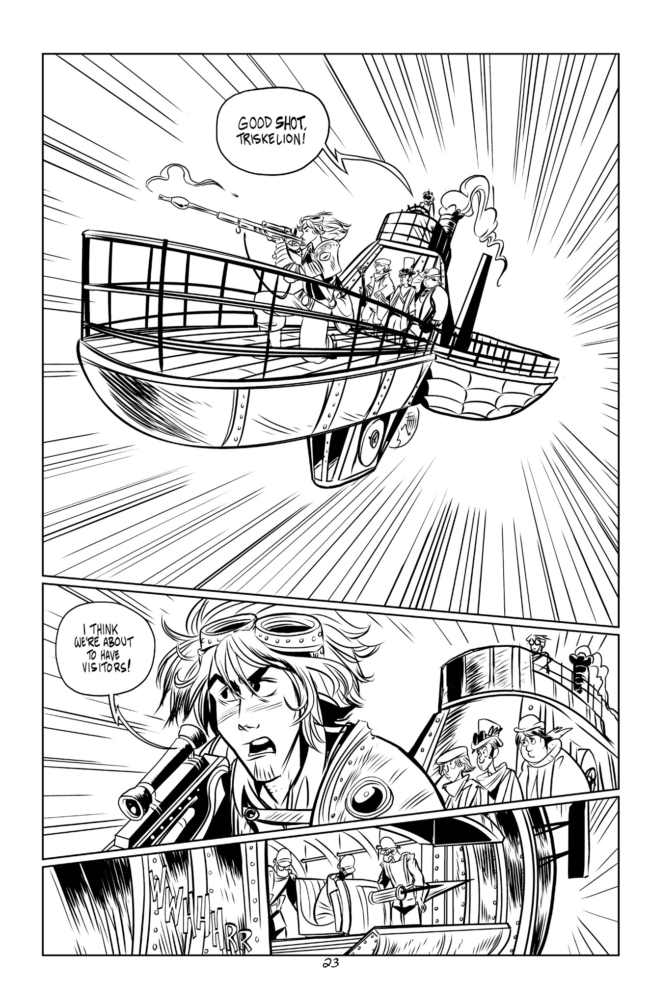 Read online Victorian Secret Agents: Owls of the Ironwork Isle comic -  Issue #2 - 25