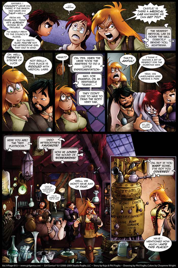 Read online Girl Genius (2002) comic -  Issue #9 - 14