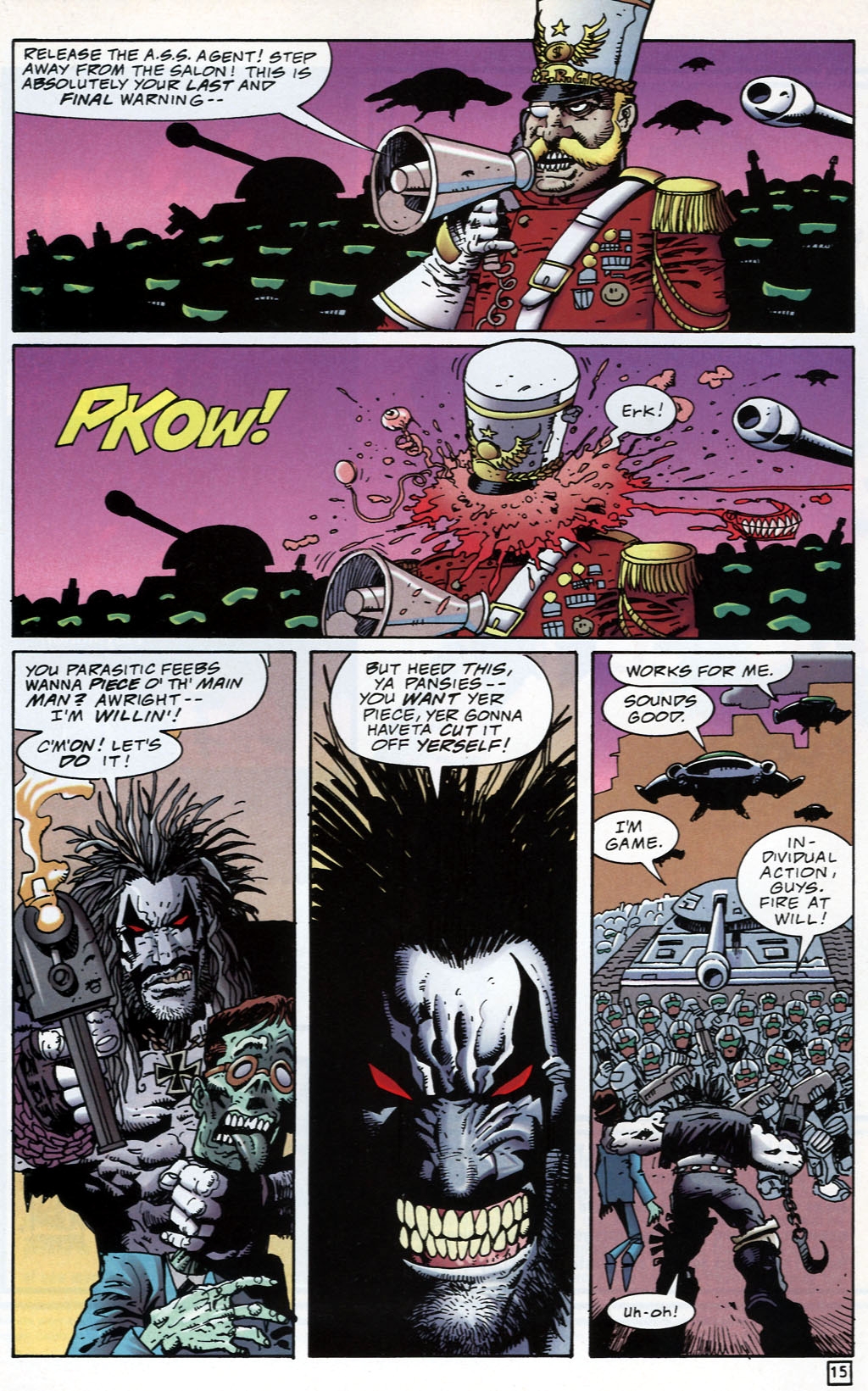 Read online Lobo: Death and Taxes comic -  Issue #4 - 15