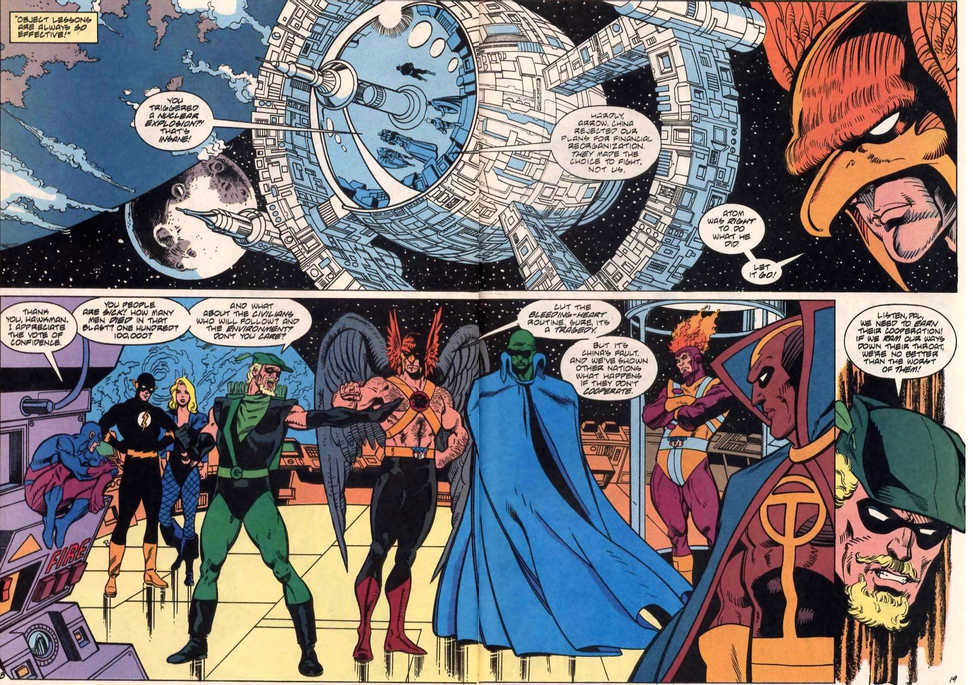 Read online Justice League America comic -  Issue #72 - 18