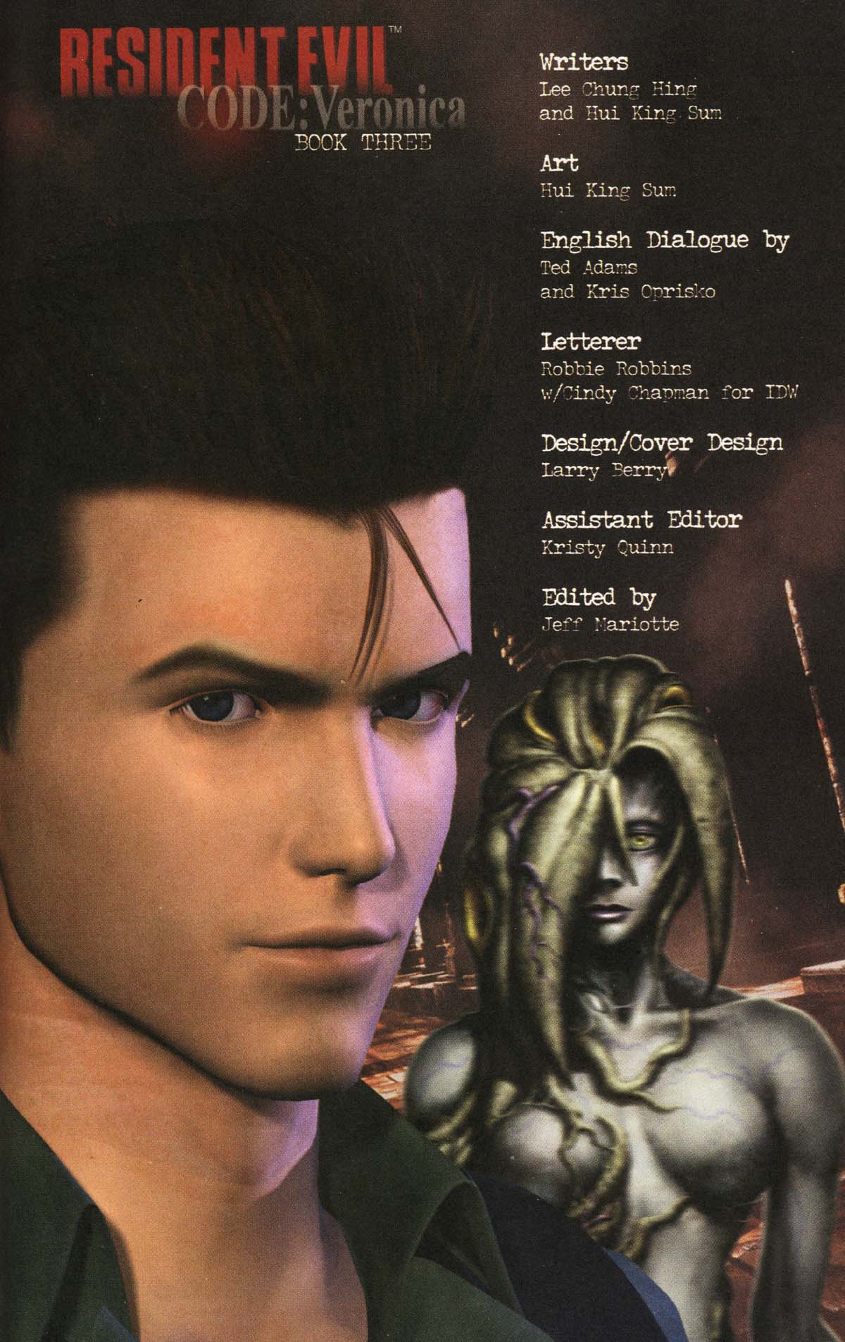 Read online Resident Evil Code: Veronica comic -  Issue #3 - 2