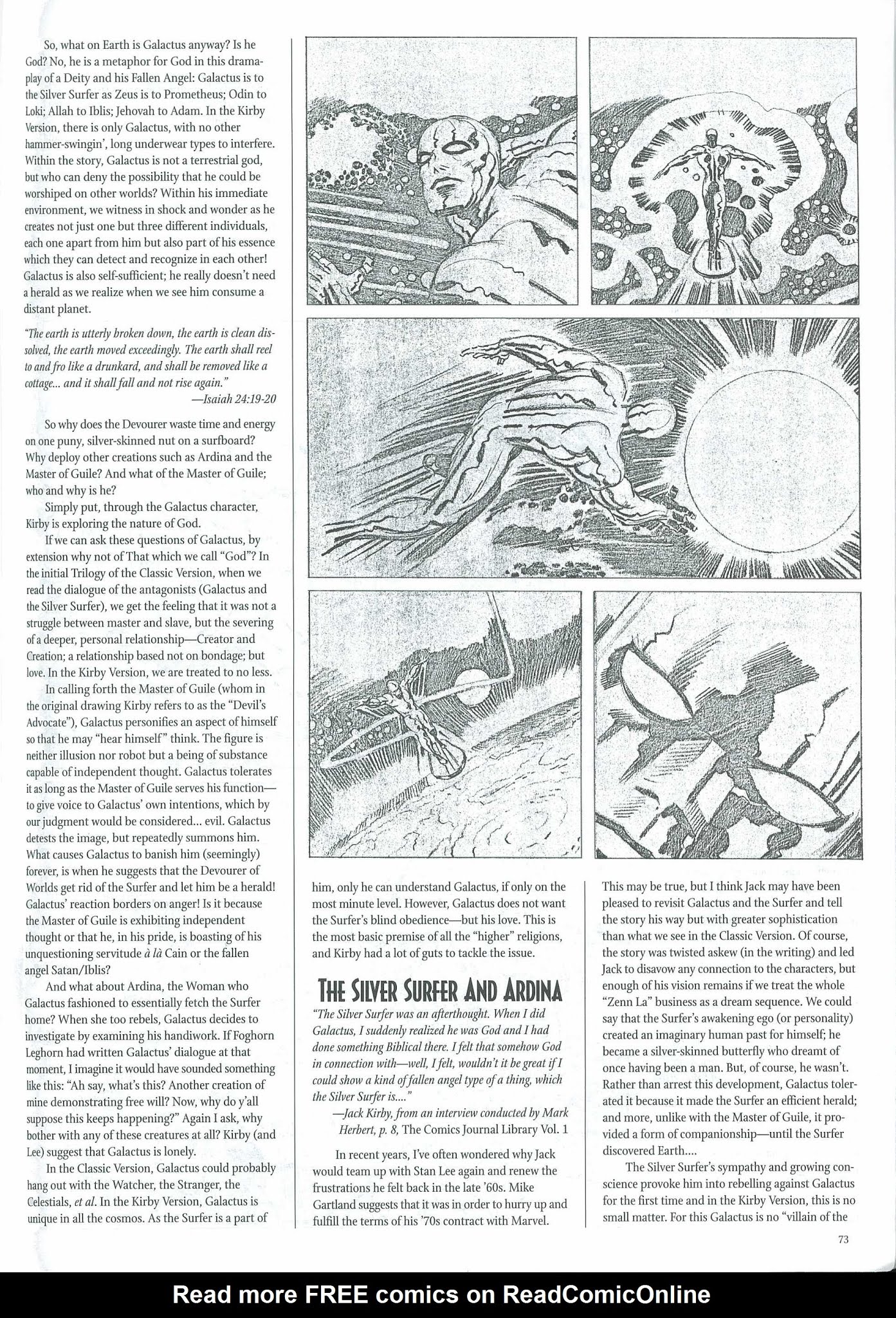 Read online The Jack Kirby Collector comic -  Issue #39 - 75