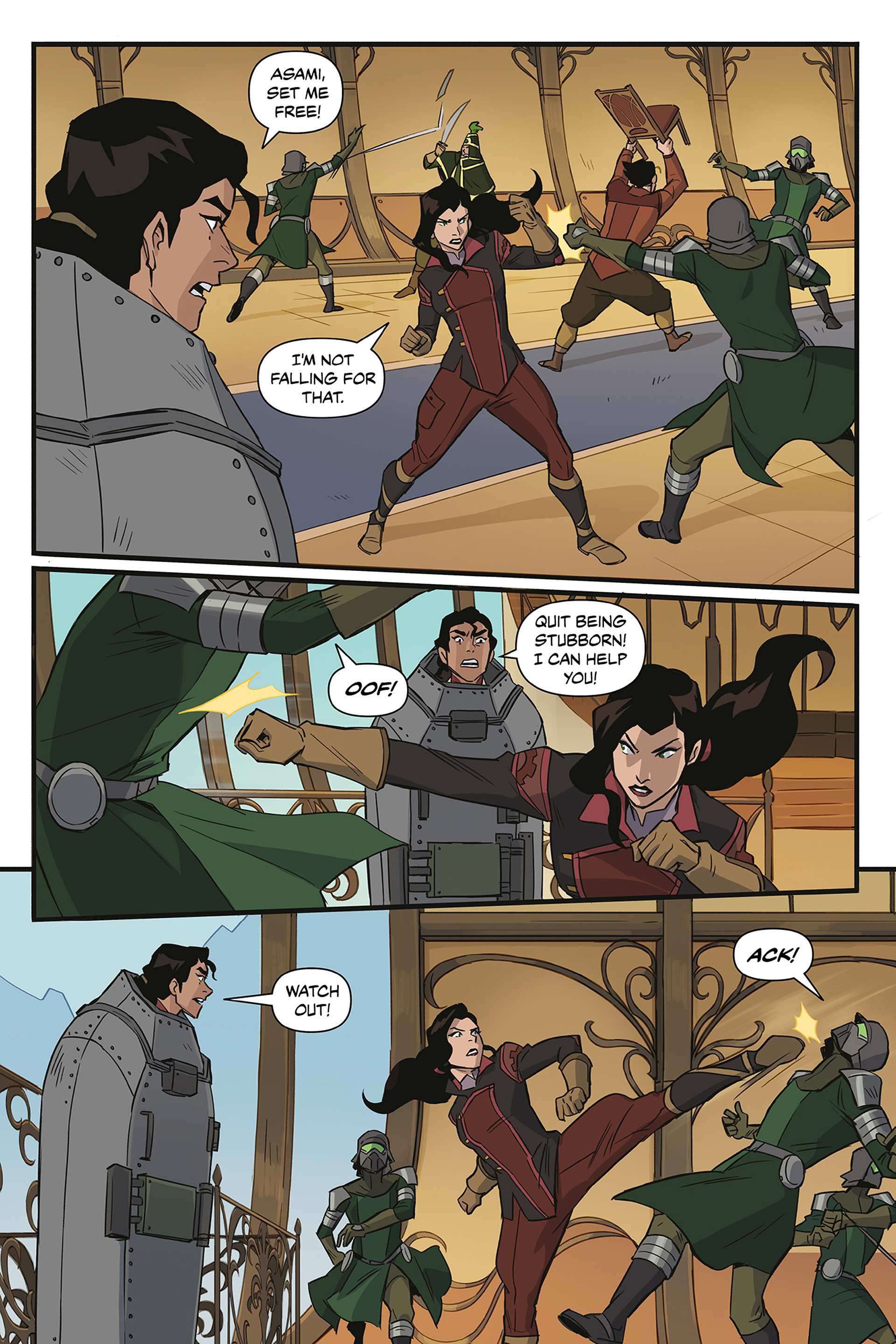 Read online The Legend of Korra: Ruins of the Empire Omnibus comic -  Issue # TPB (Part 1) - 85