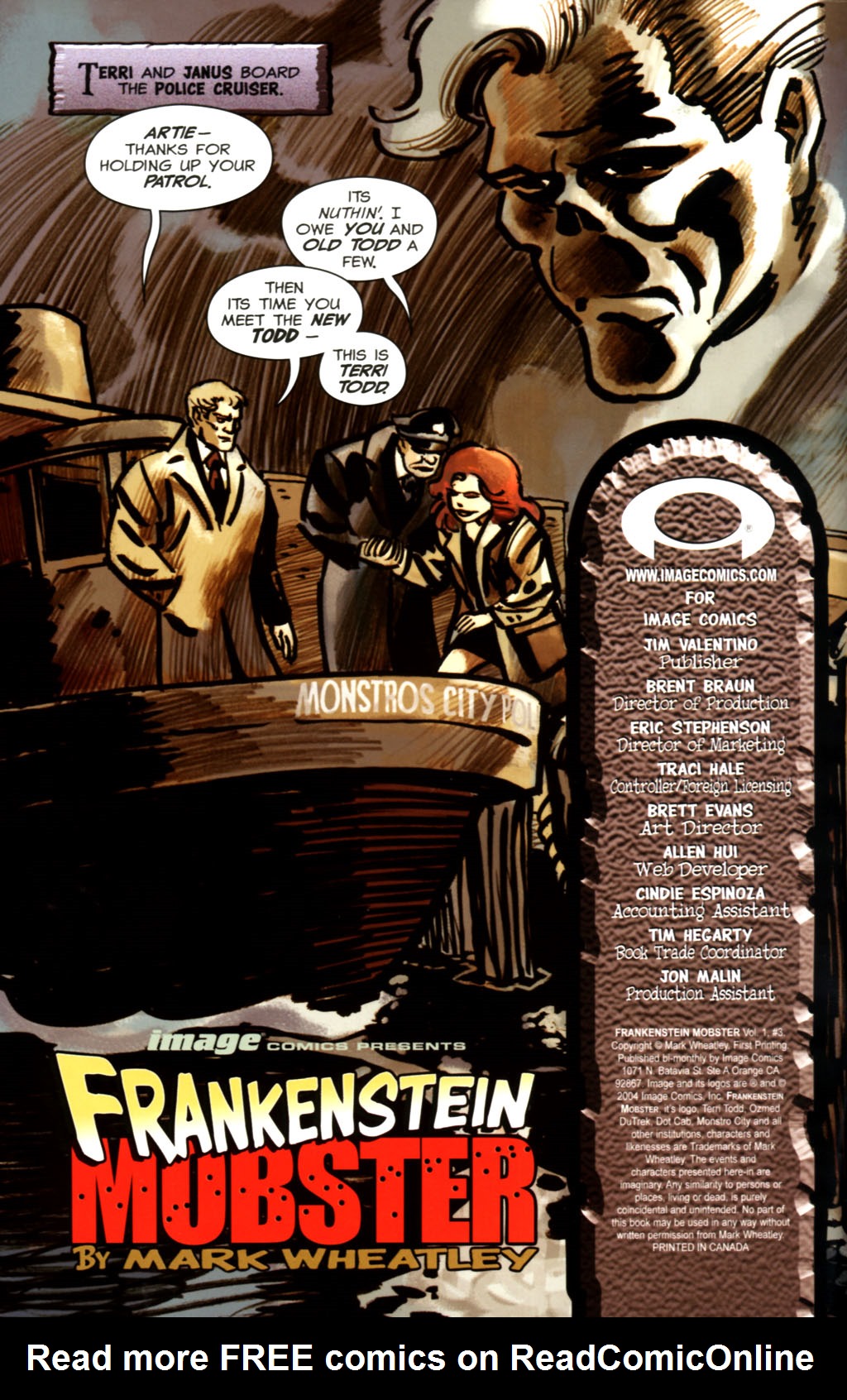 Read online Frankenstein Mobster comic -  Issue #3 - 2