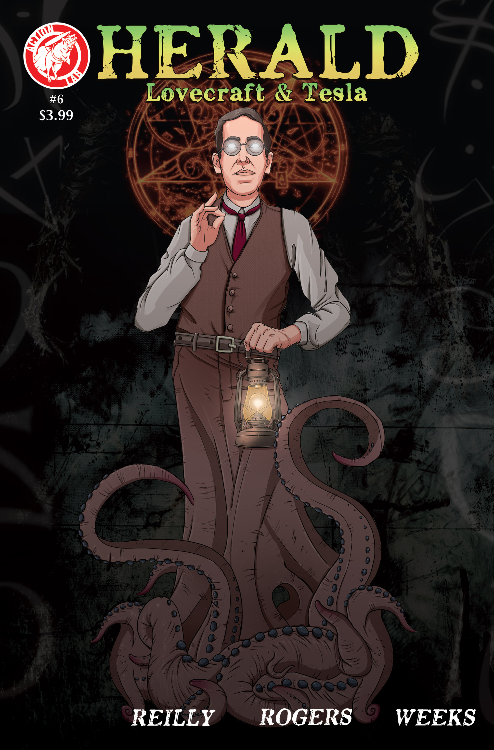 Read online Herald: Lovecraft and Tesla comic -  Issue #6 - 1