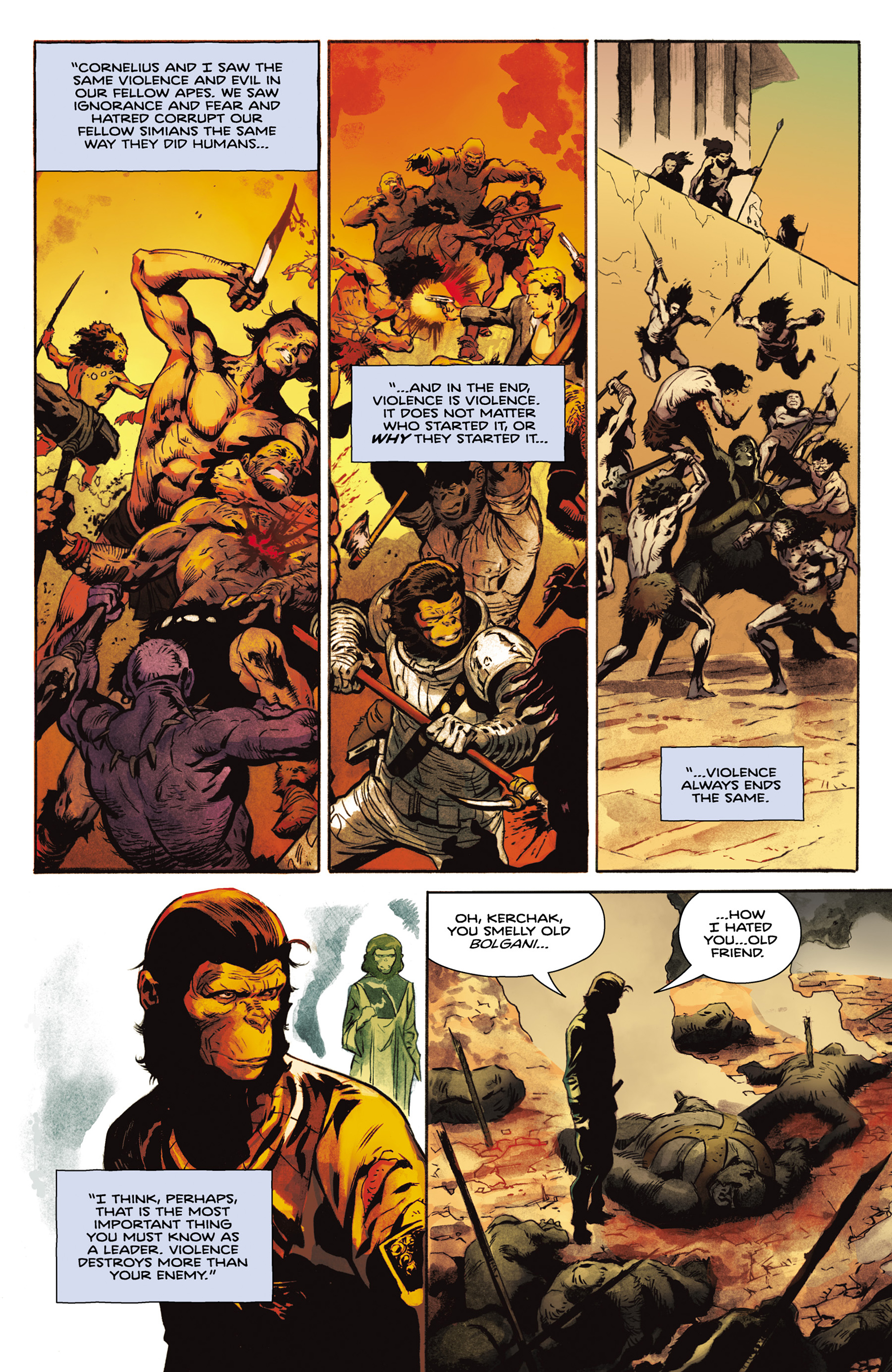 Read online Tarzan On the Planet of the Apes comic -  Issue #4 - 5