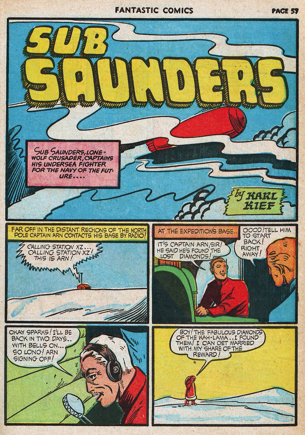 Read online Fantastic Comics comic -  Issue #20 - 57