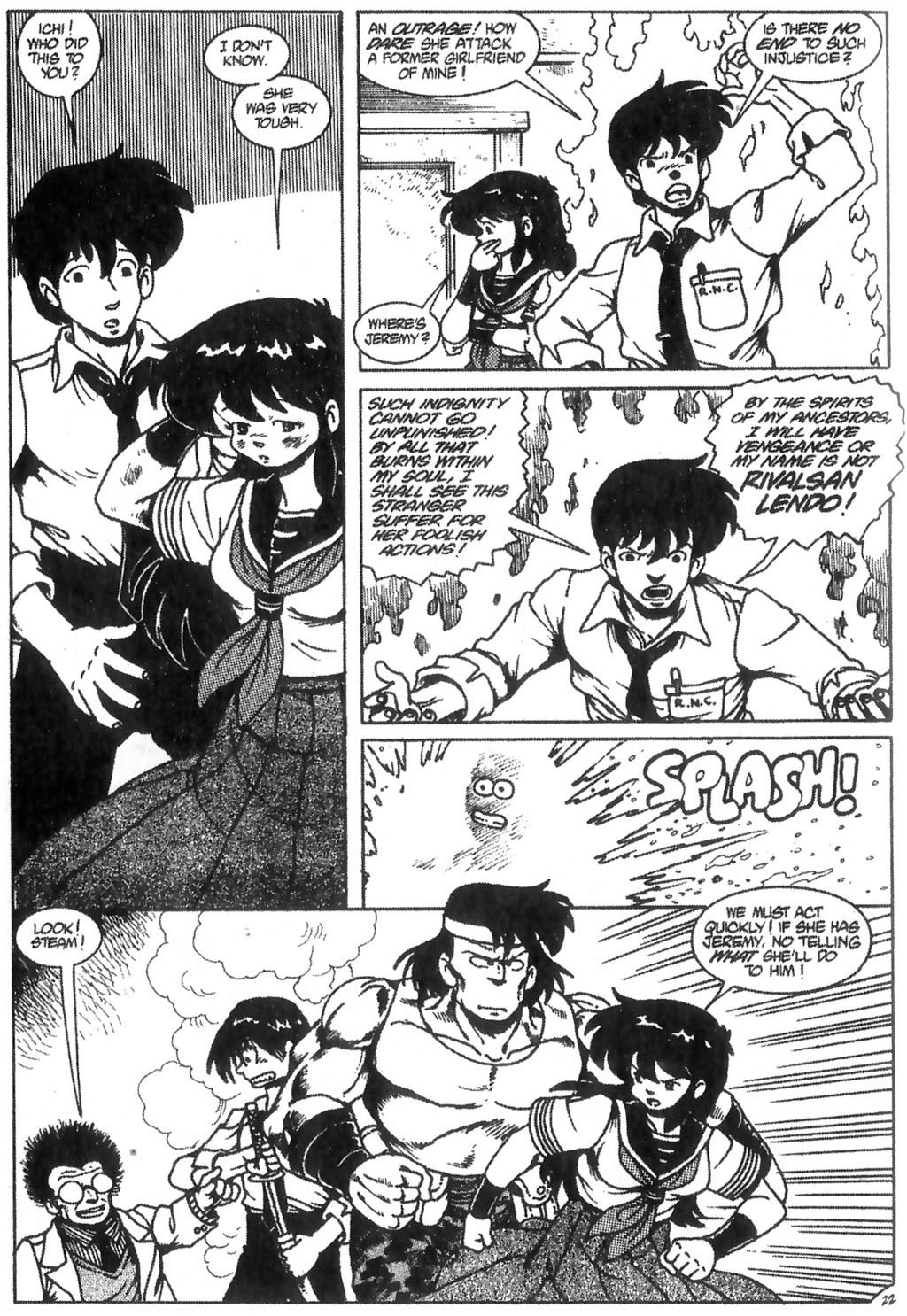 Read online Ninja High School (1986) comic -  Issue #22 - 23