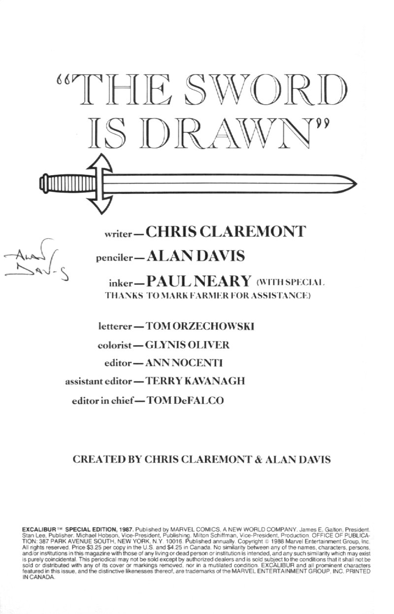 Excalibur: The Sword is Drawn Full #1 - English 2