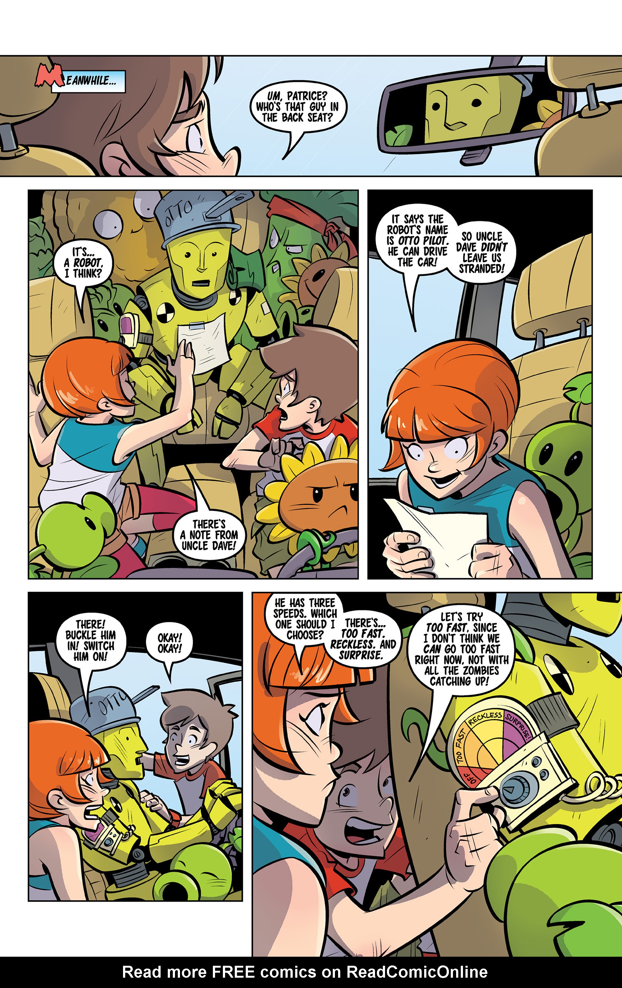Read online Plants vs. Zombies: Petal to the Metal comic -  Issue #8 - 12