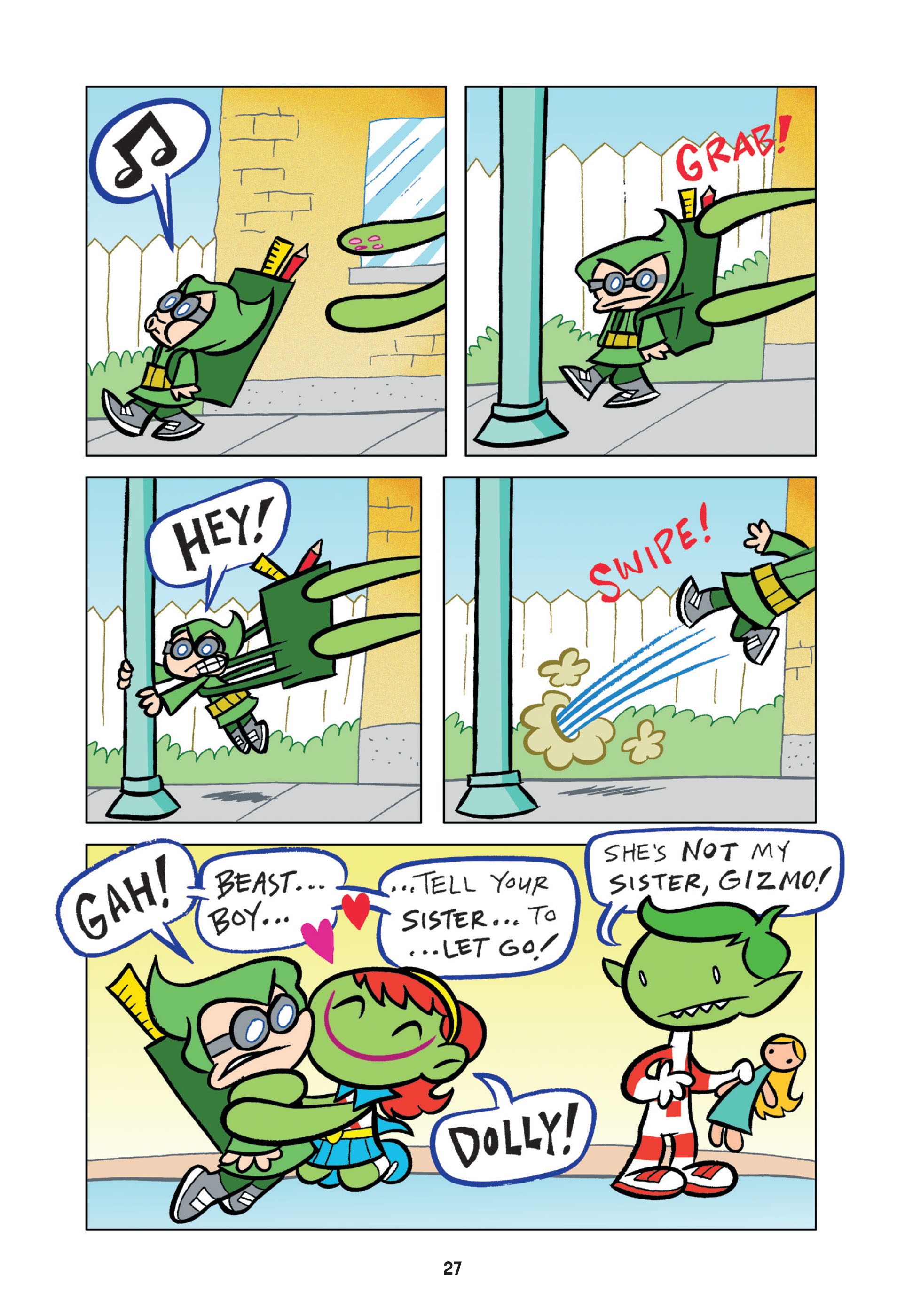 Read online Tiny Titans: Beast Boy & Raven comic -  Issue # TPB - 27