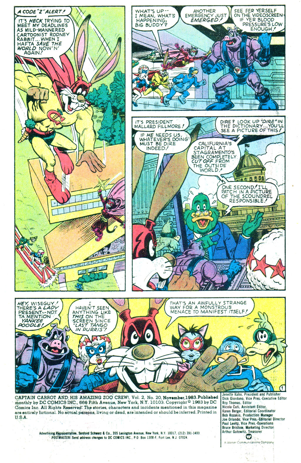 Read online Captain Carrot and His Amazing Zoo Crew! comic -  Issue #20 - 2