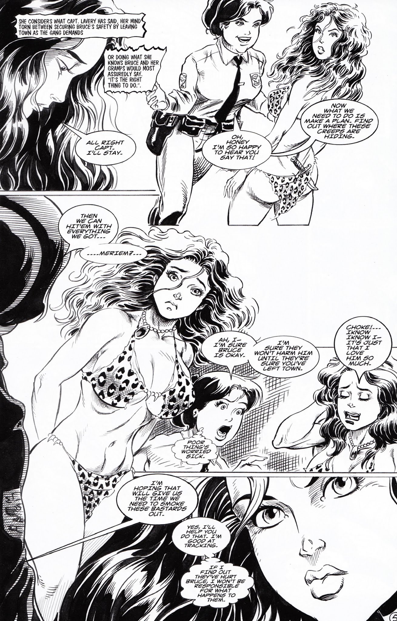 Read online Cavewoman: Gangster comic -  Issue #3 - 7