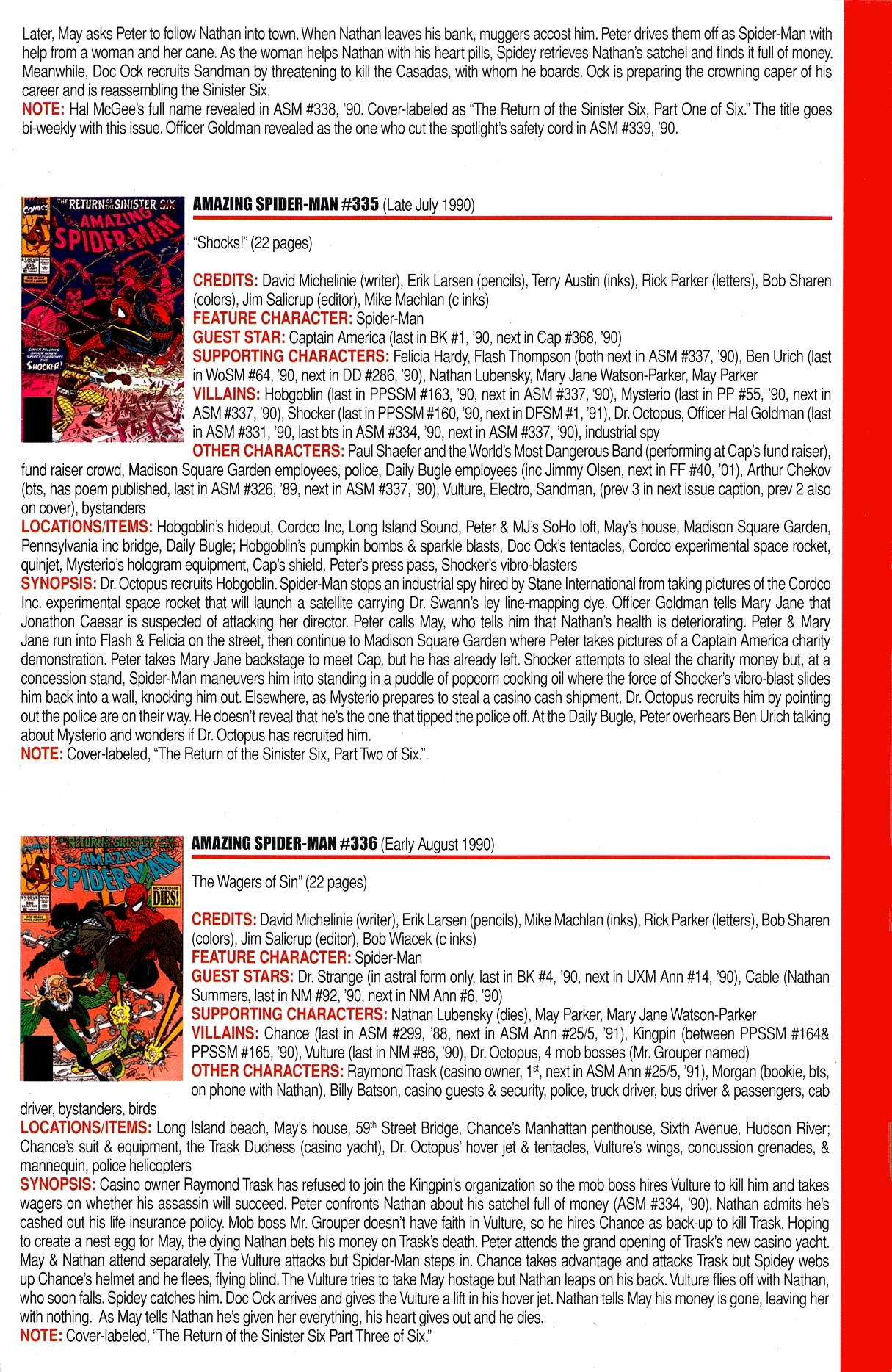 Read online Official Index to the Marvel Universe comic -  Issue #8 - 7