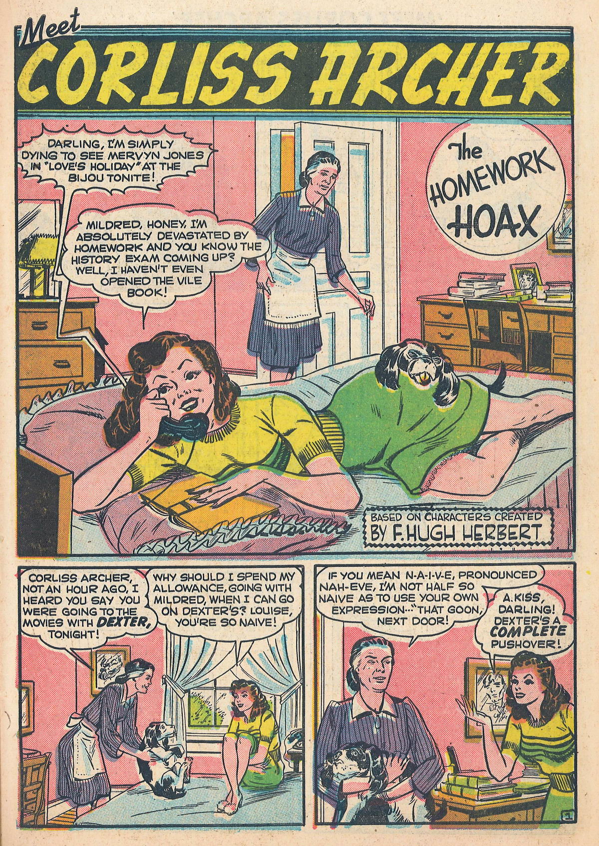 Read online Meet Corliss Archer comic -  Issue #2 - 21